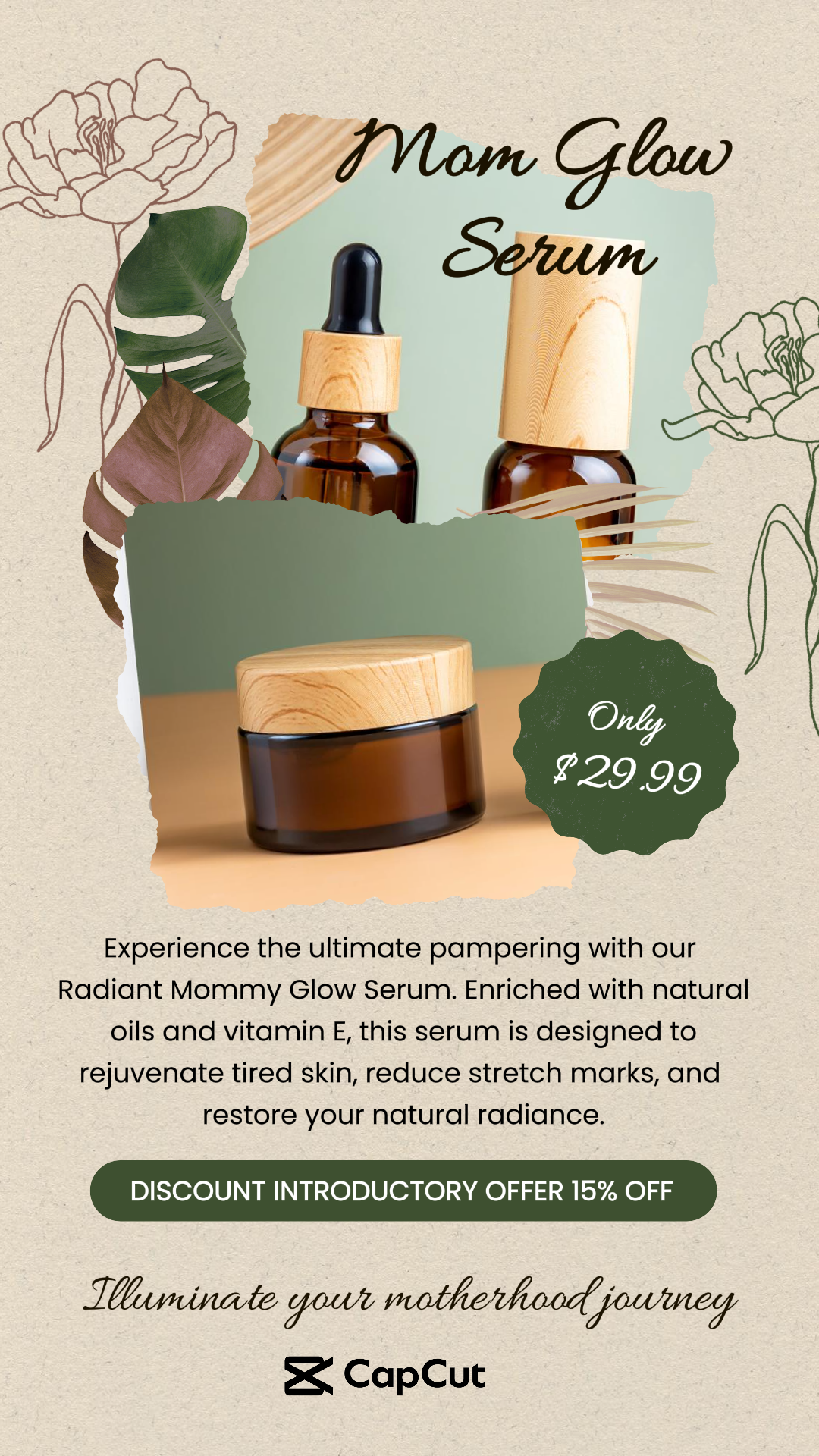 Promosi Produk Perawatan Ibu Tiktok Post