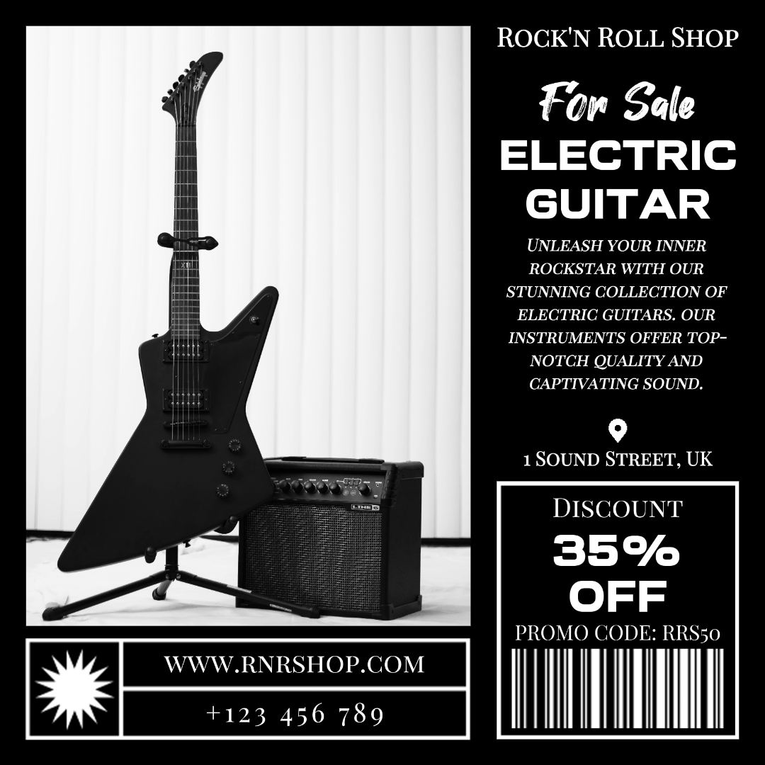 Promoción De Venta De Guitarra Electrónica