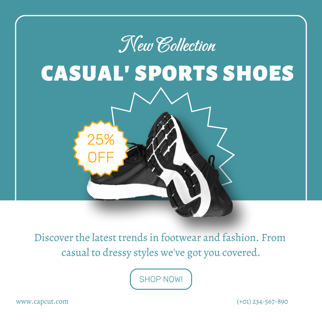 Nouvelle histoire Instagram de vente de chaussures décontractées