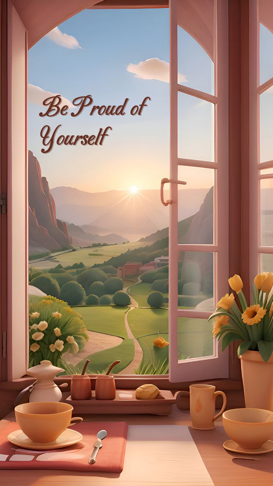 Wallpaper Creative Poster Nature Quotes