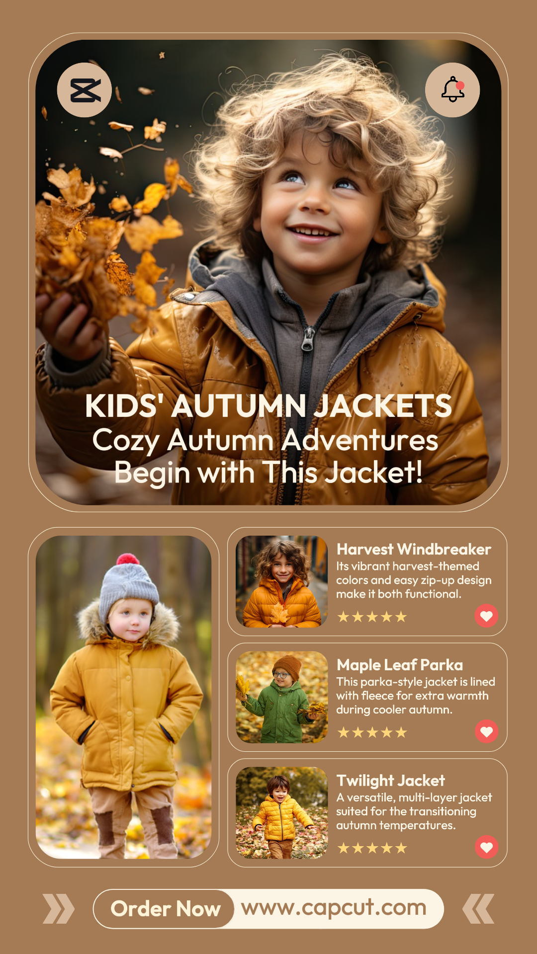 5 Imagen Multiproducto Ropa de los Niños Chaquetas de Otoño Exhibición del Producto