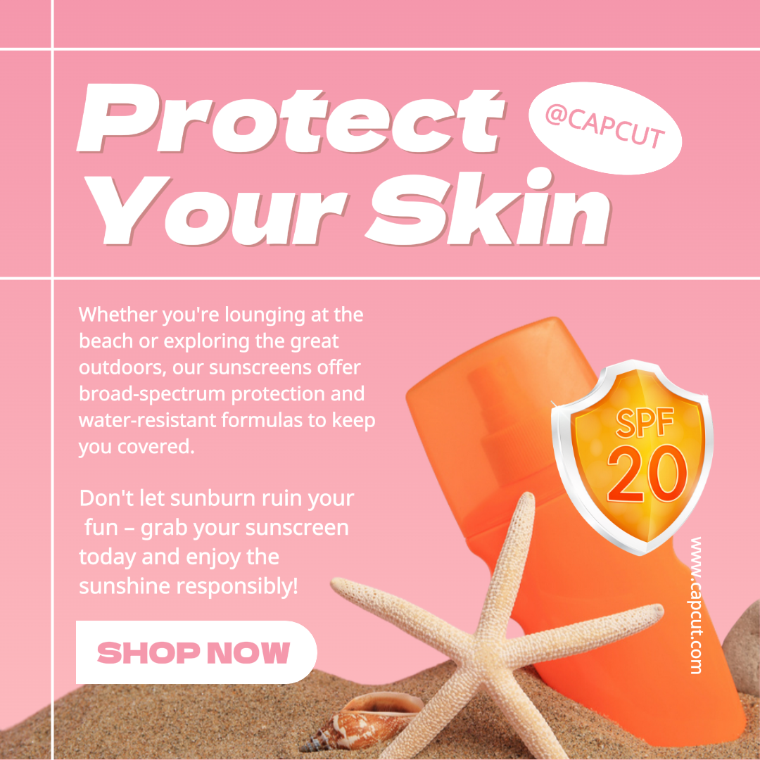 Beauty Care Sunscreen Promotion Instagram Post
