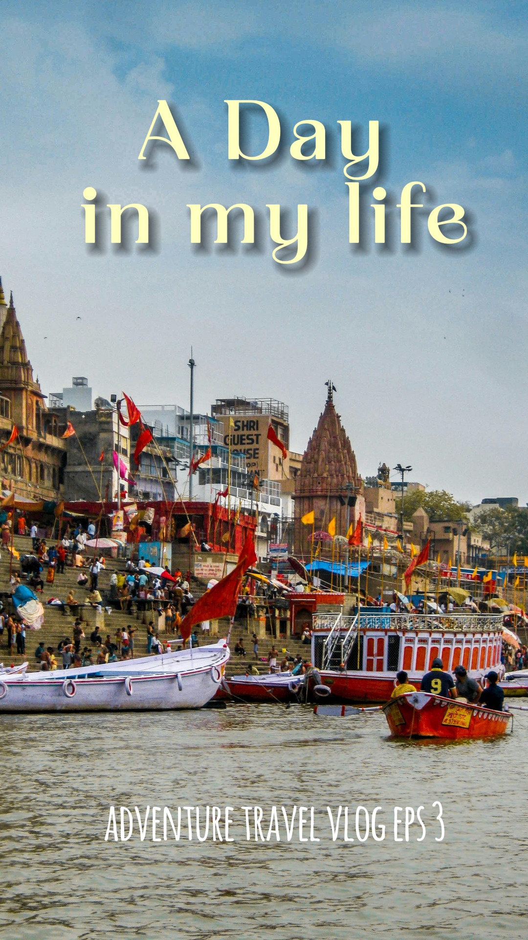 Tiktok Thumbnail ein Tag in meinem Leben Reise-Vlog