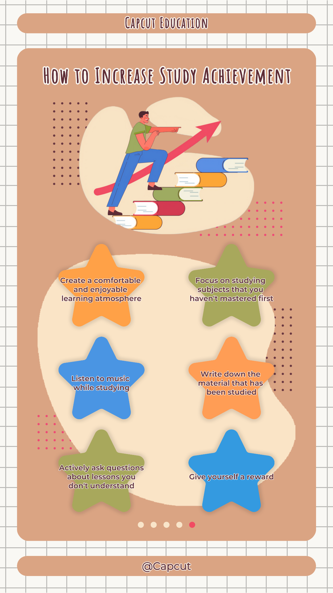 Educação Pôster criativo Como aumentar o sucesso dos estudos
