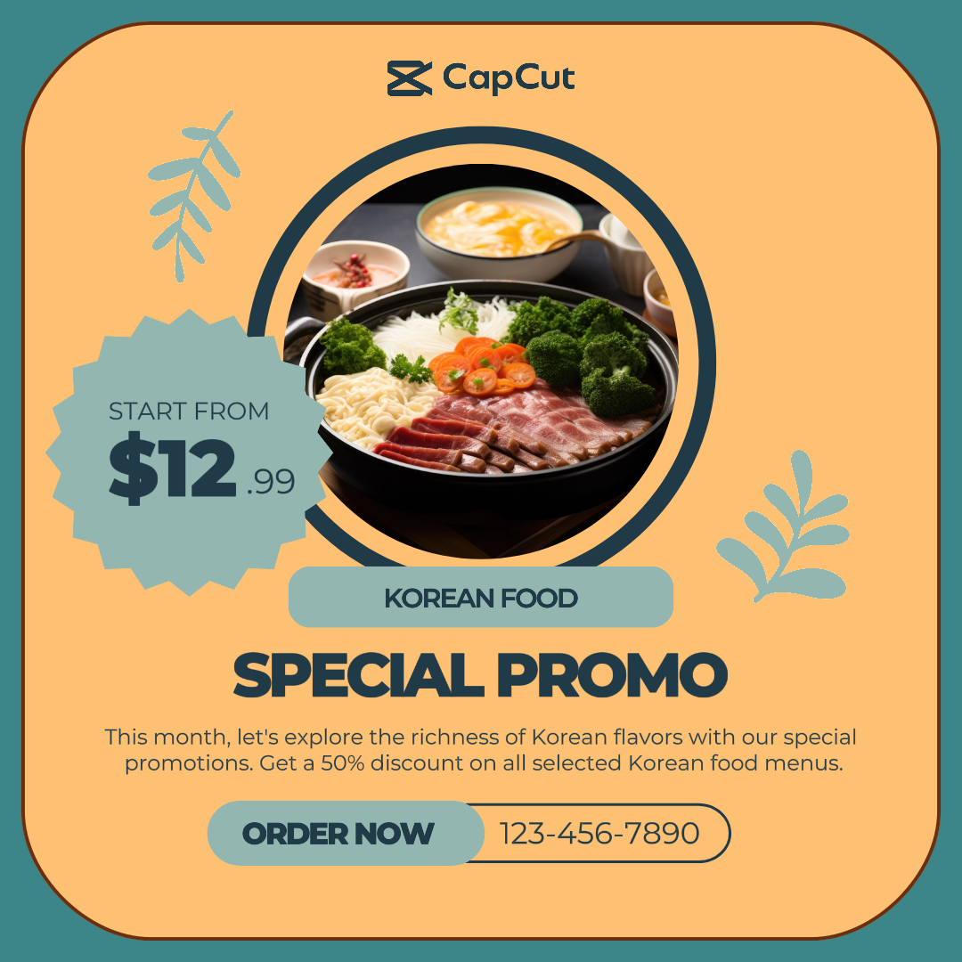 Food & Beverage Special Promo Instagram Post