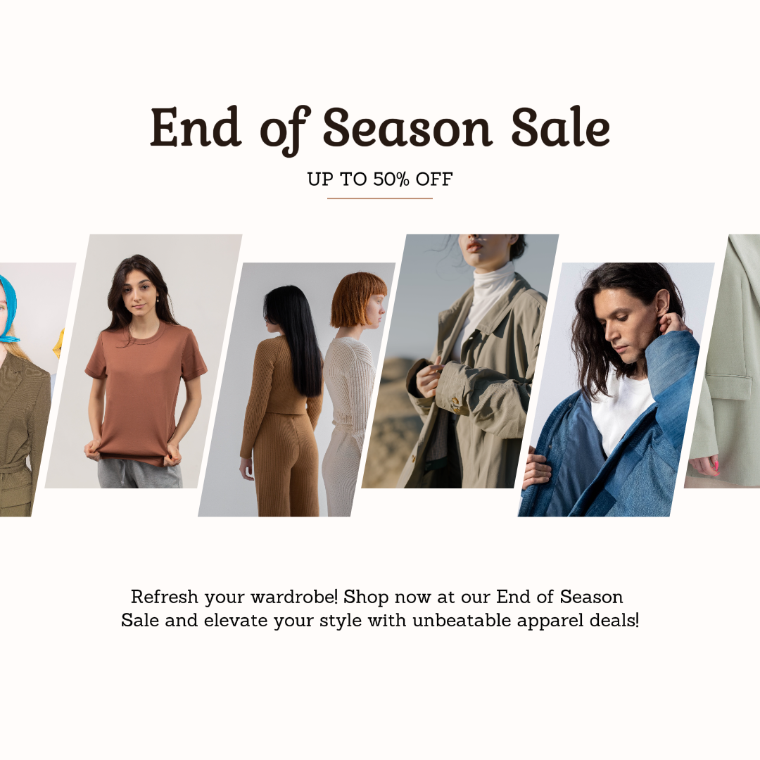 Ropa publicación de Instagram Rebajas de fin de temporada