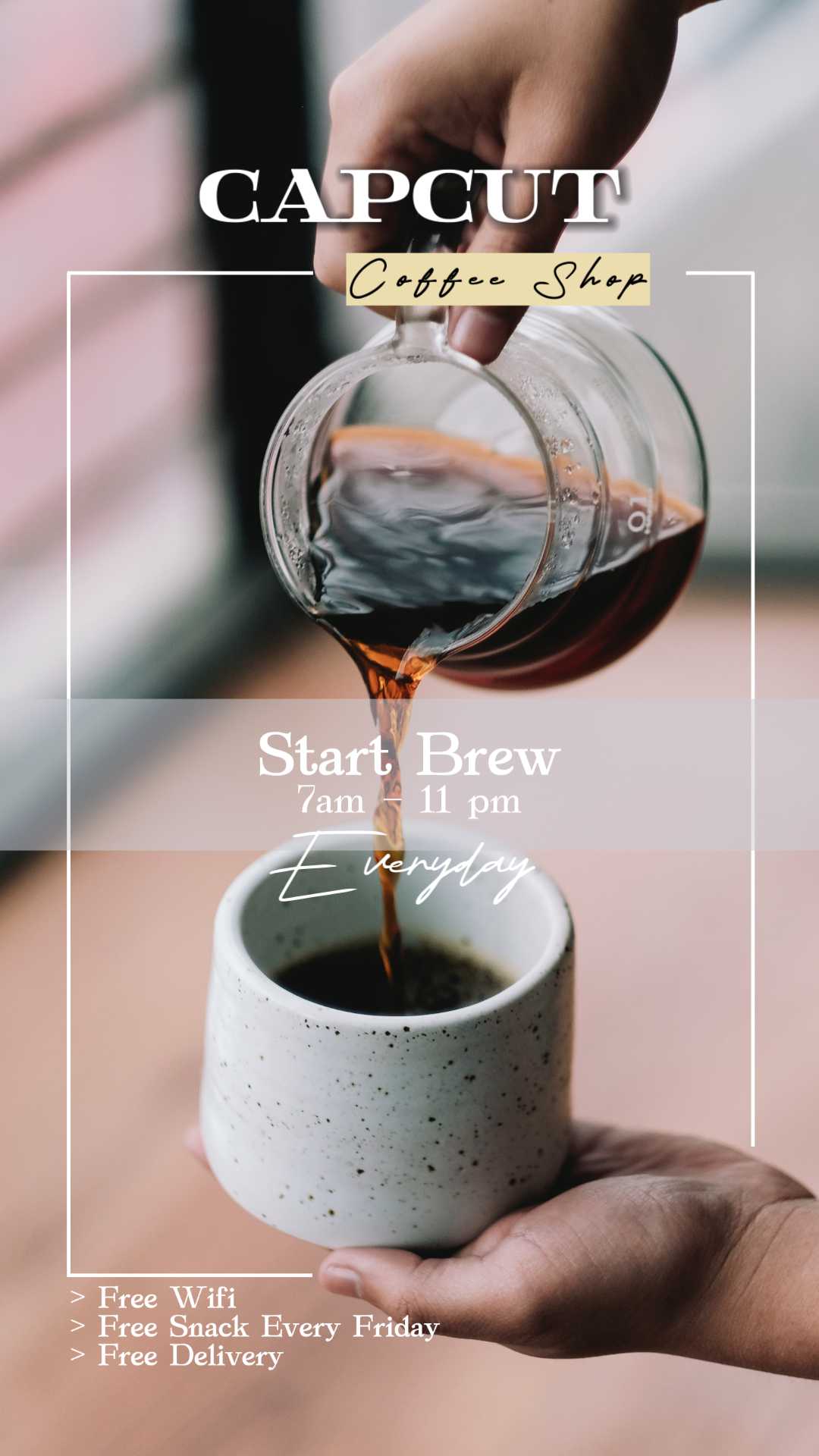 Alimentos e Bebidas Cafeteria História do Instagram