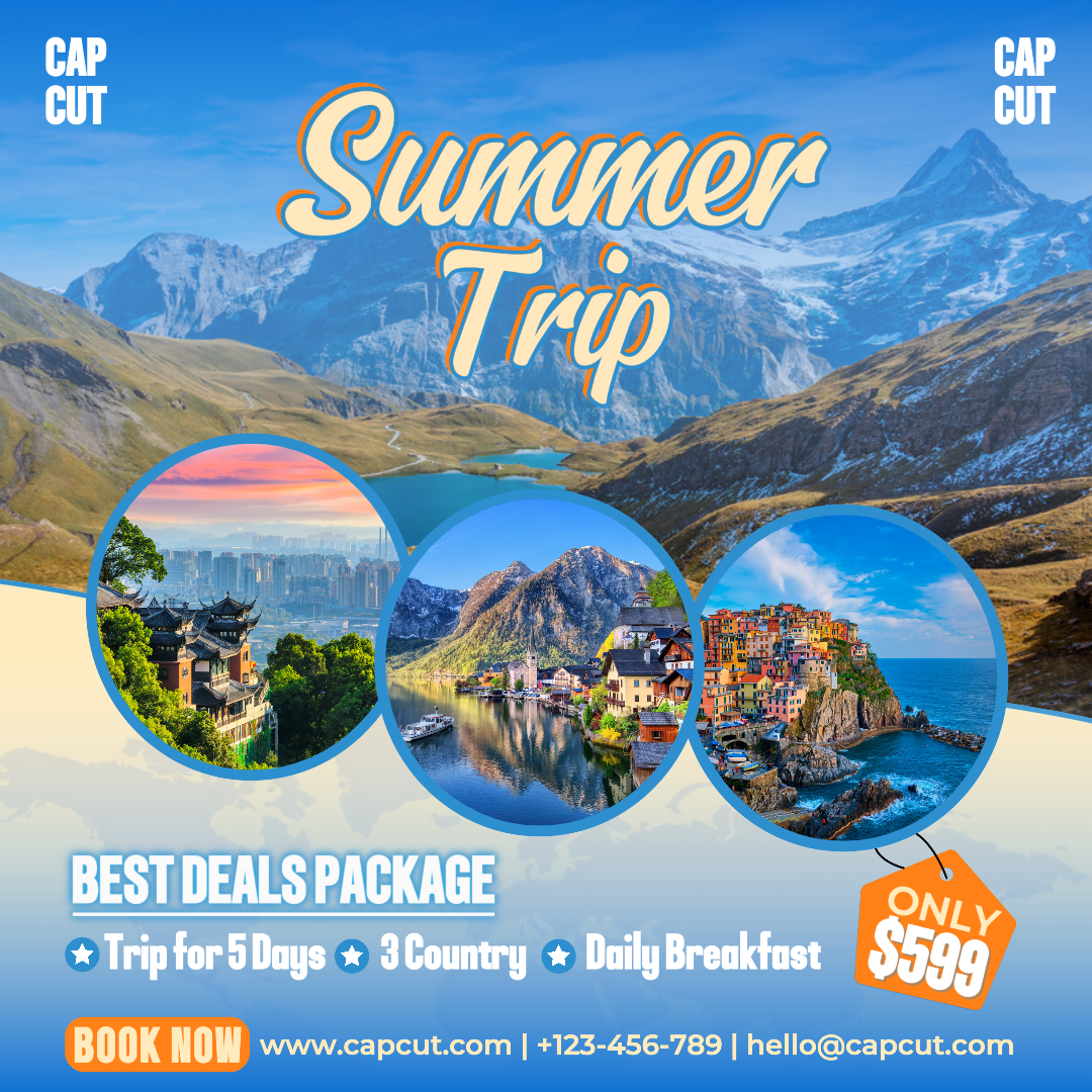 Reisen Sommerreise Marketing Promo Instagram Post