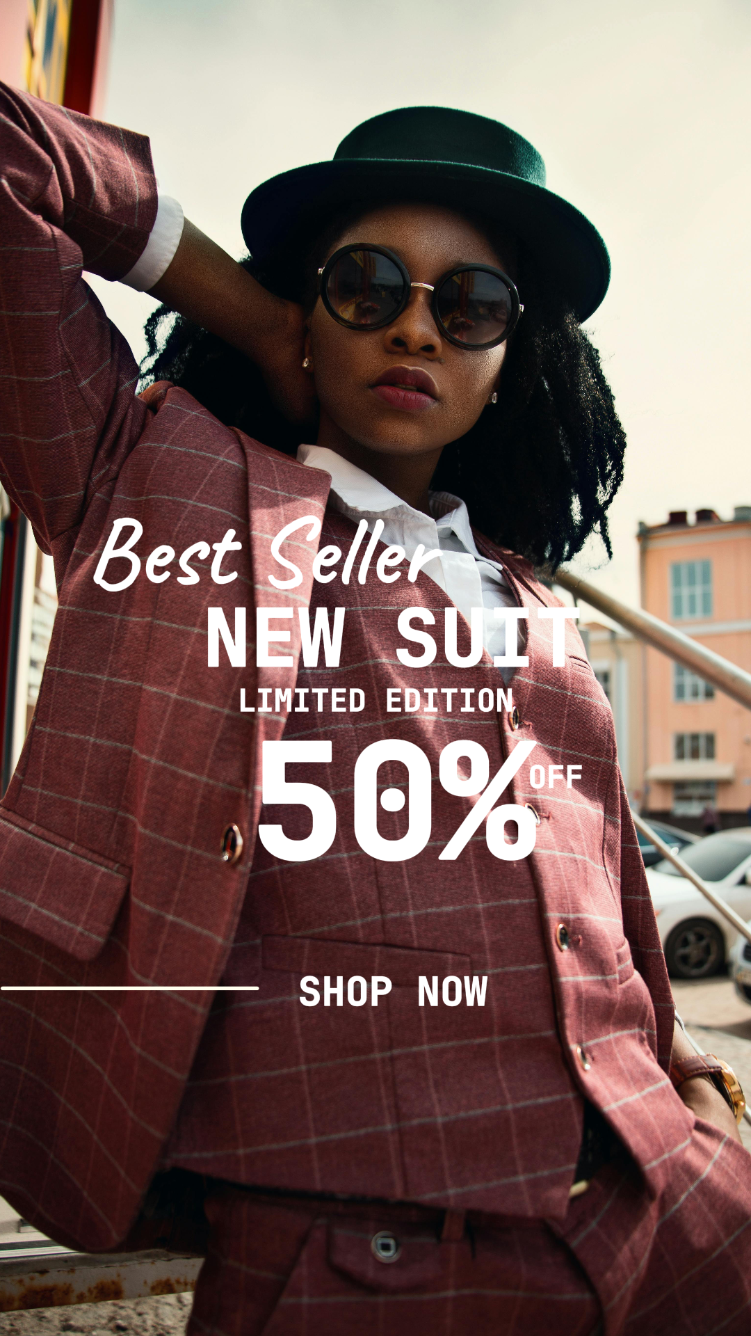 História do instagram de meninas de terno