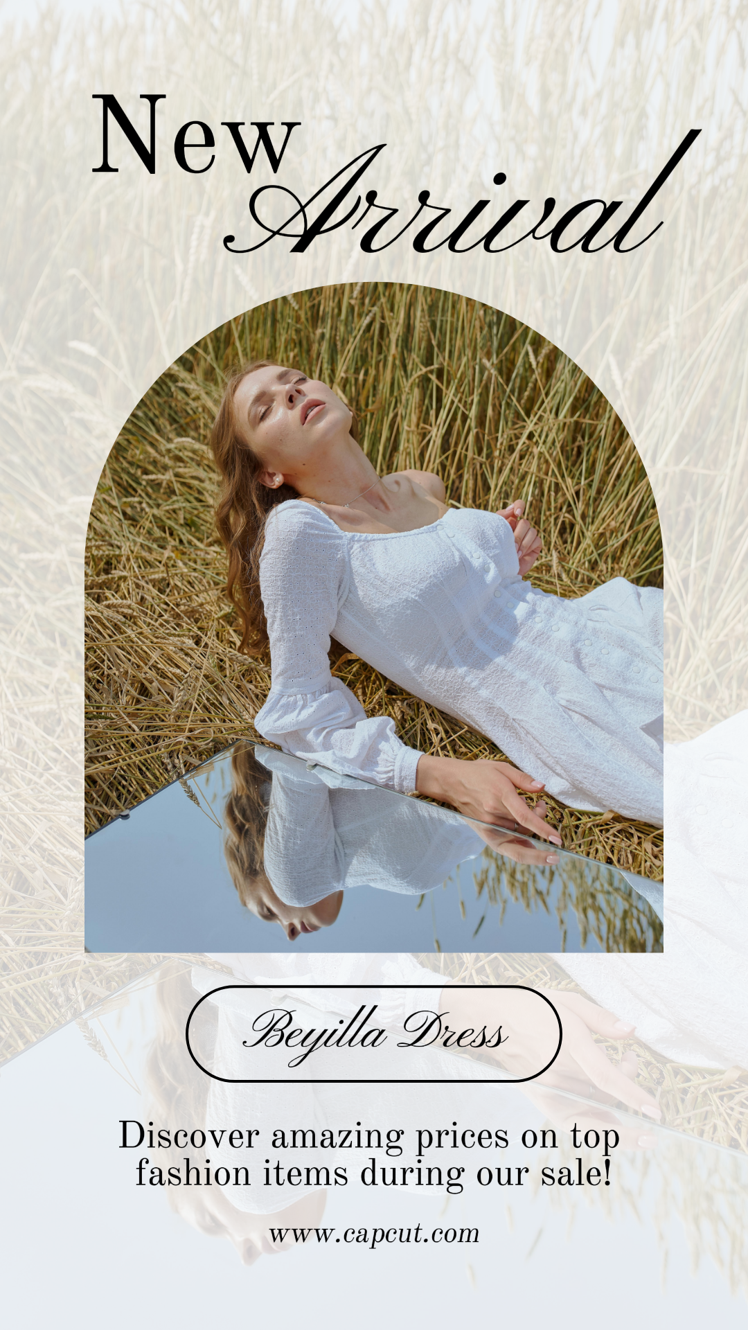 Pakaian Kolase Minimalis Instagram Story Putih