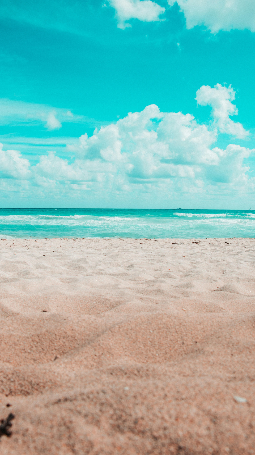 Wallpaper creative poster beach