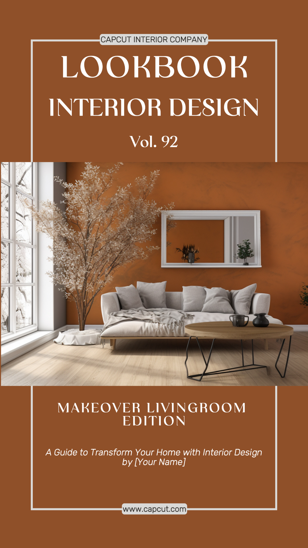 Lookbook Interior Design Makeover Sala de estar - Historia de Instagram
