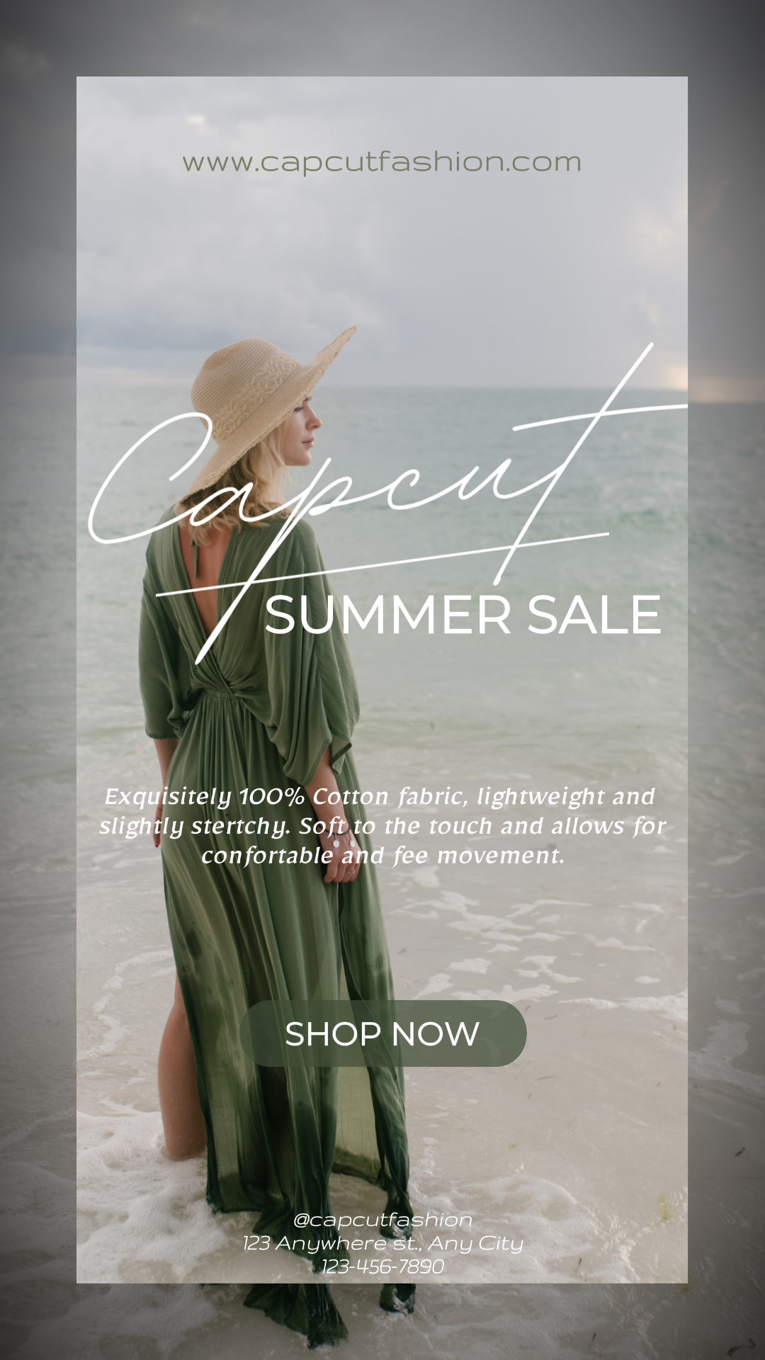 Tone On Tone Style Marketing Poster Instagram Story Green | Redação Publicitária