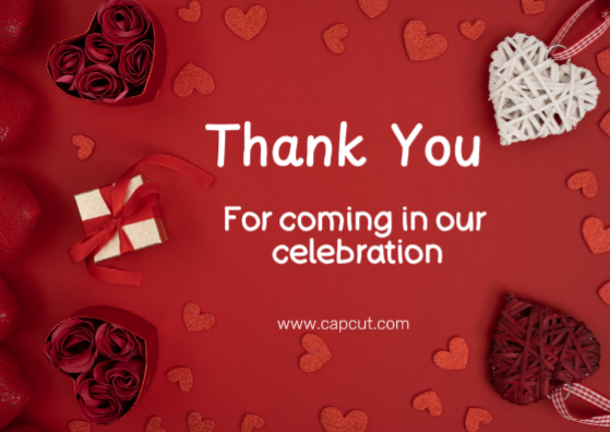 Cartes de remerciement non marketing