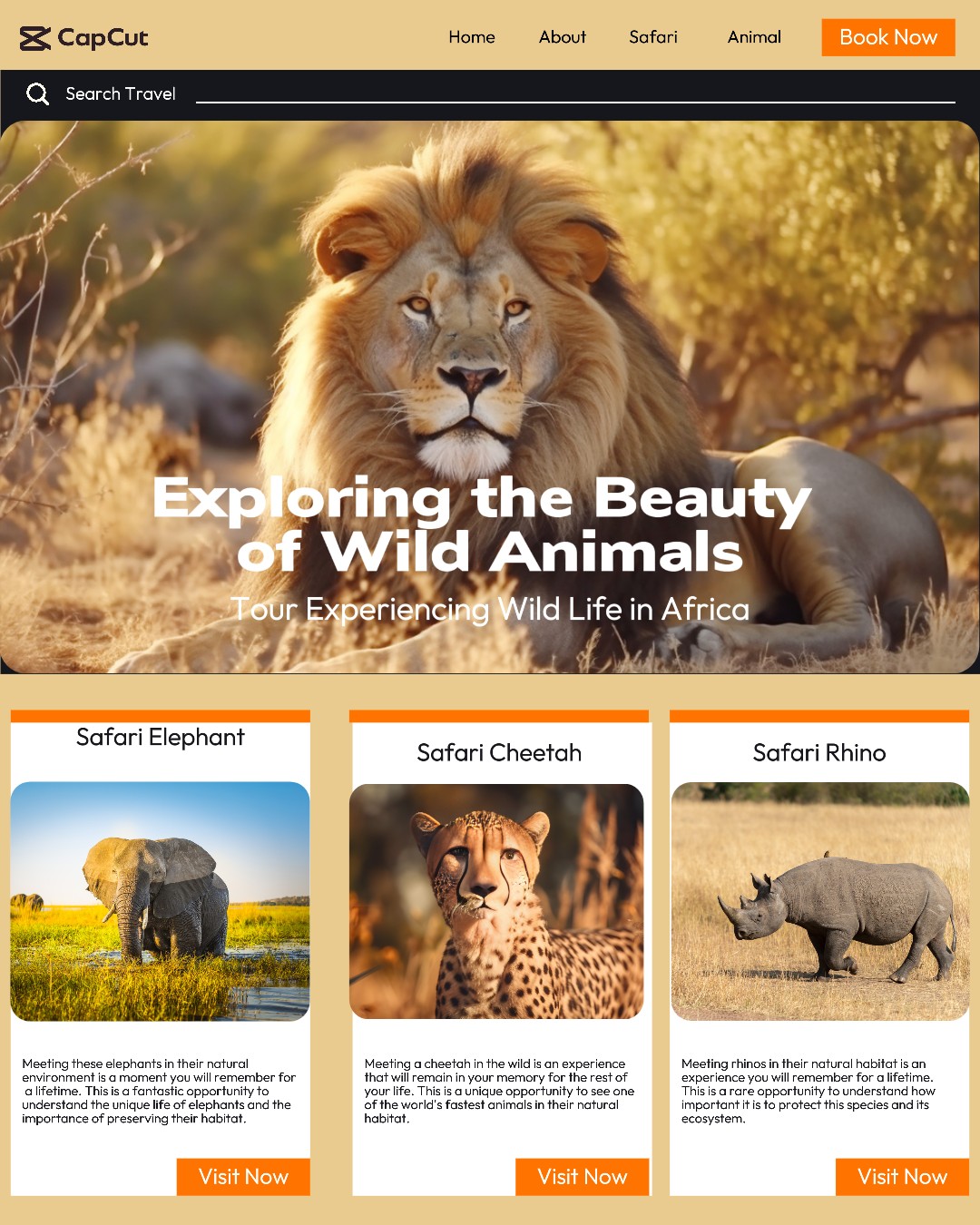 Safari de l'industrie du voyage 