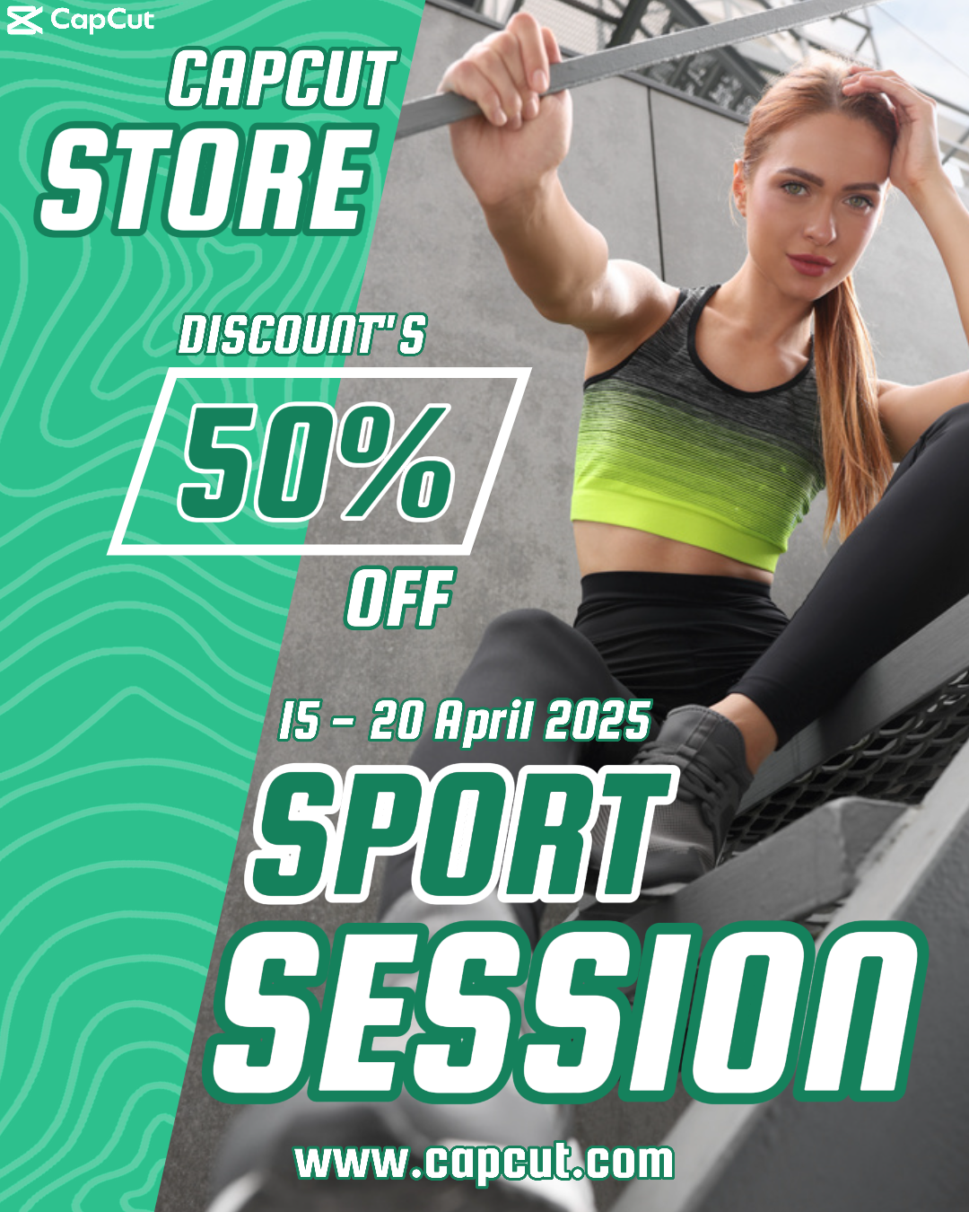 Clothing and Shoes - Marketing Poster - Sport Session