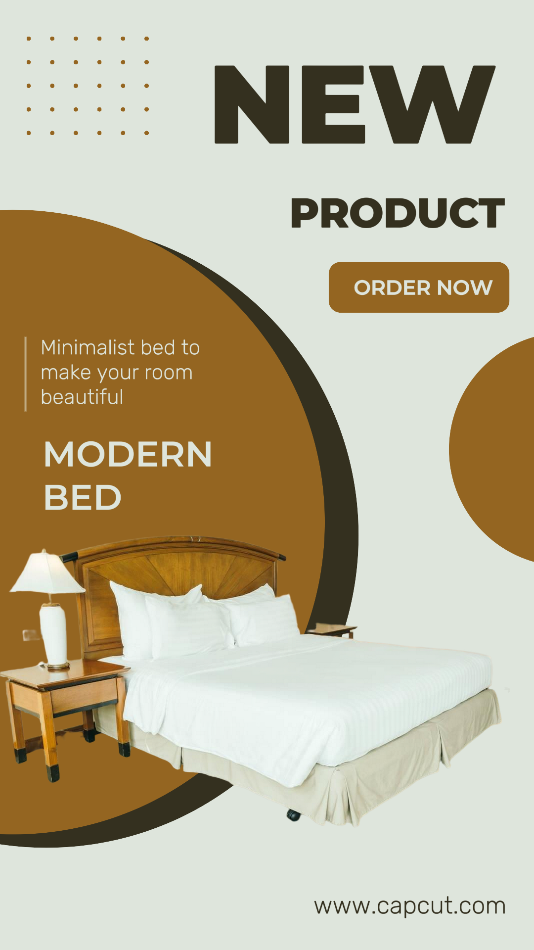 Acessórios para casa e móveis cama de madeira