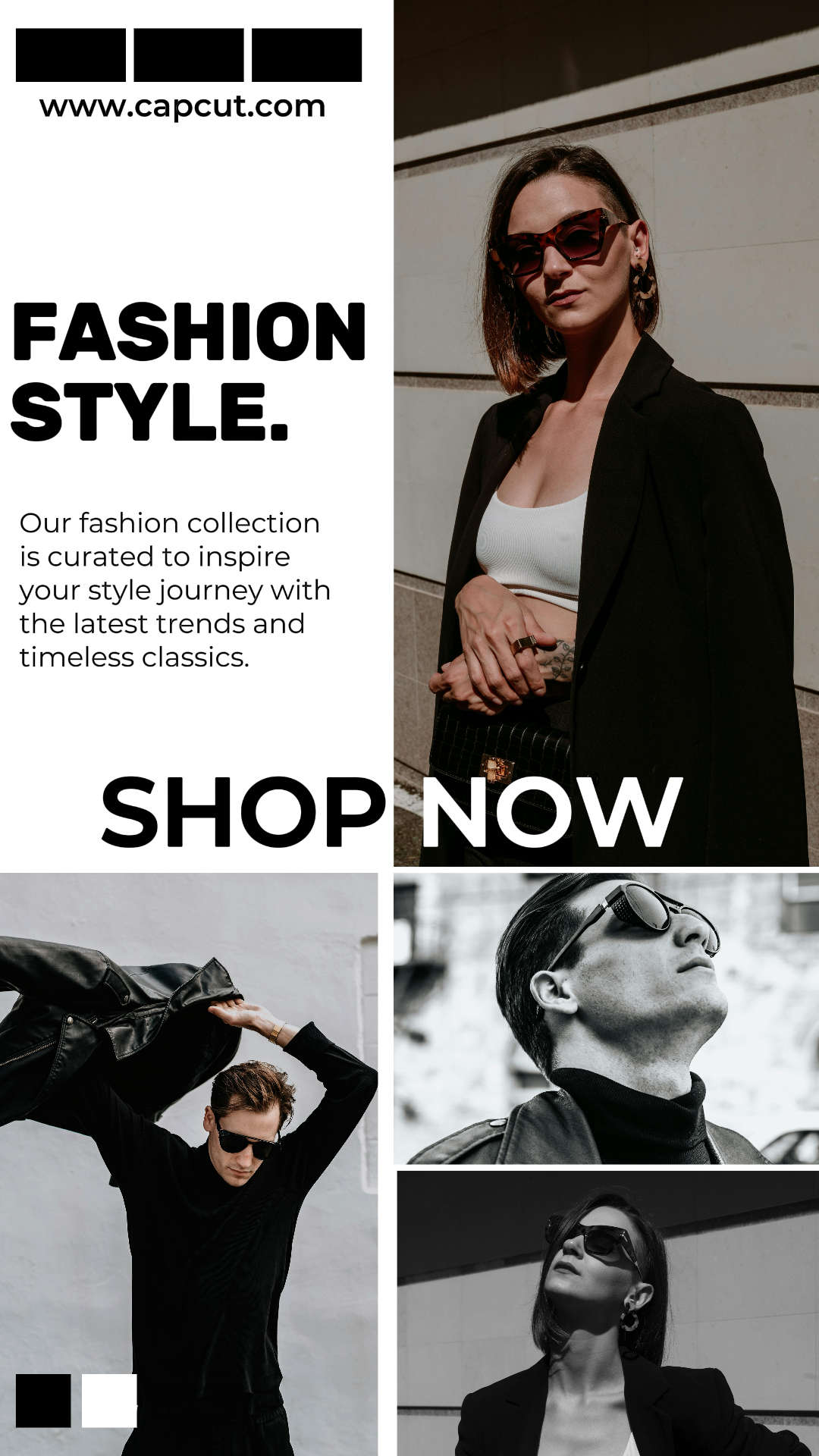 Minimalist collage - Marketing Poster General Industry instagram stories