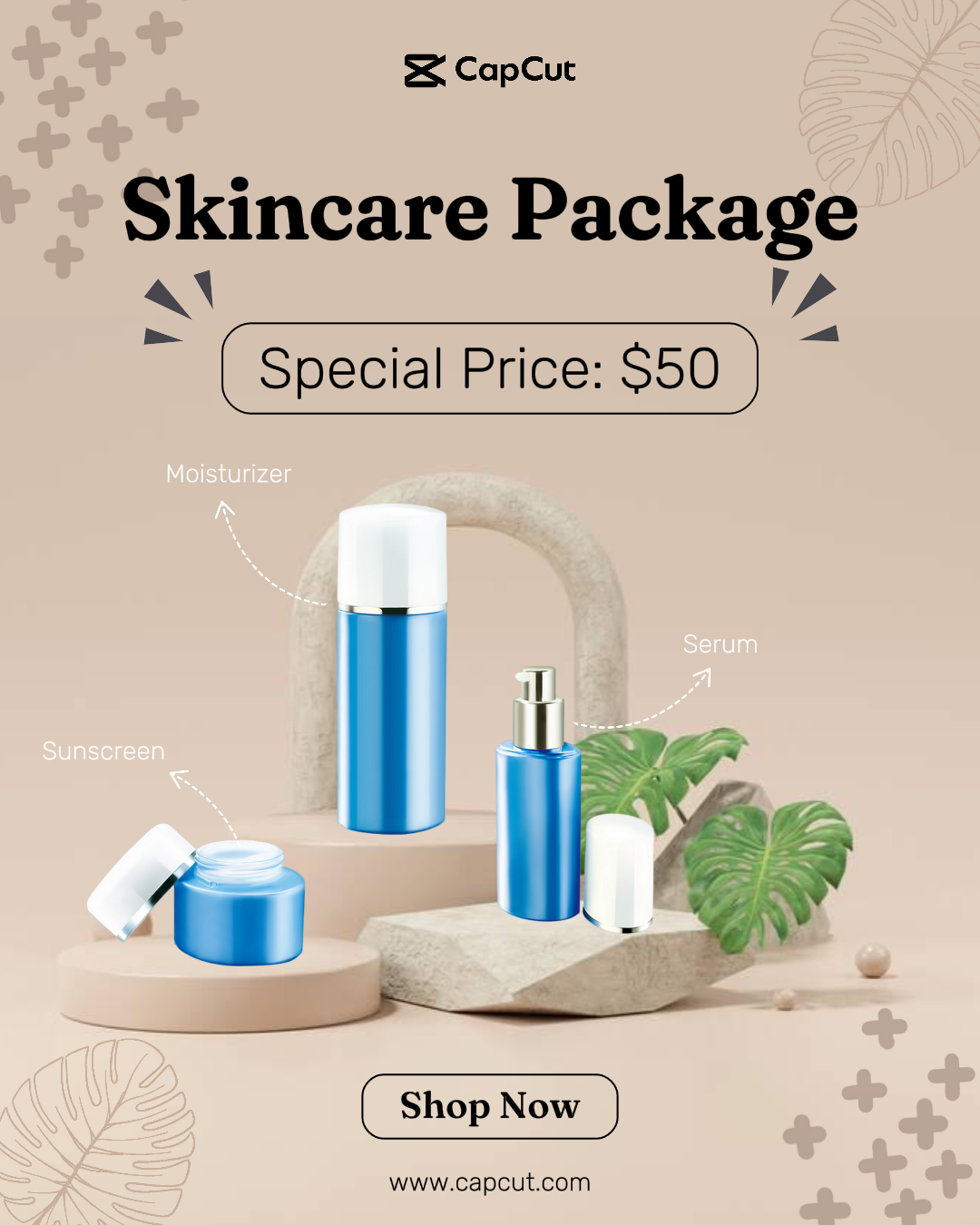 Paket Perawatan Kulit Produk Kecantikan Potret Instagram