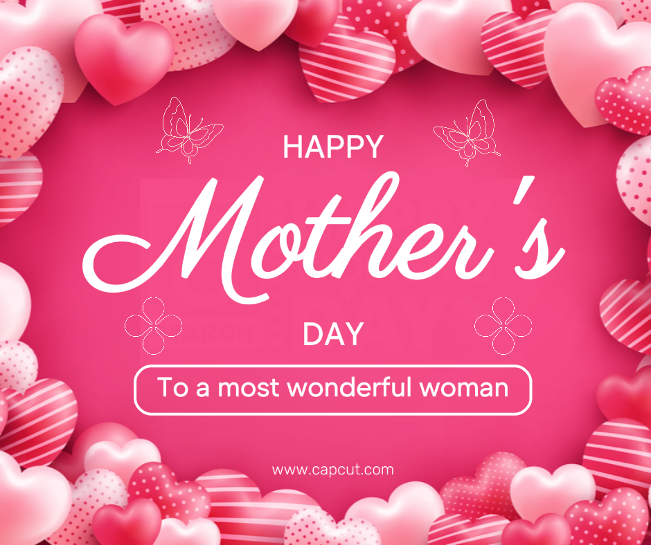 Affiche créative de la fête des mères Facebook Post Pink