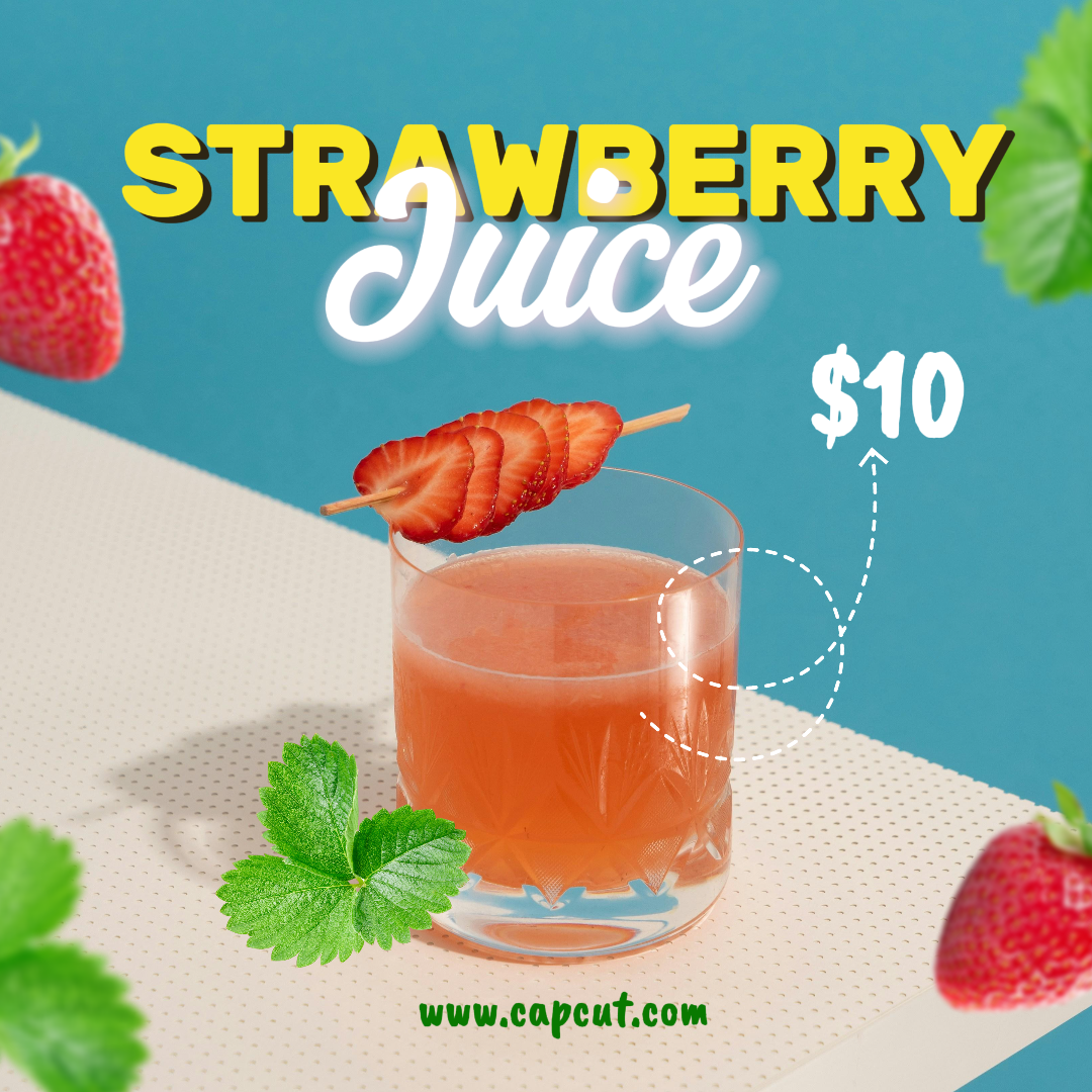 Promoción De Jugo Fresco Colorido