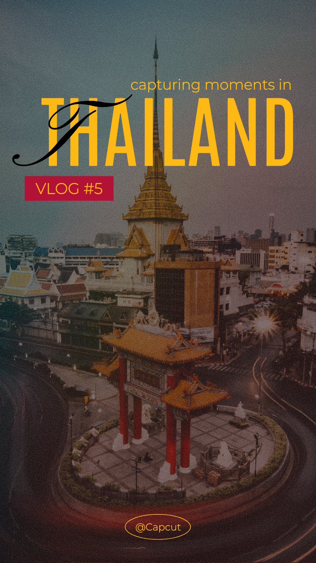 TikTok Thumbnail Reisen Thailand
