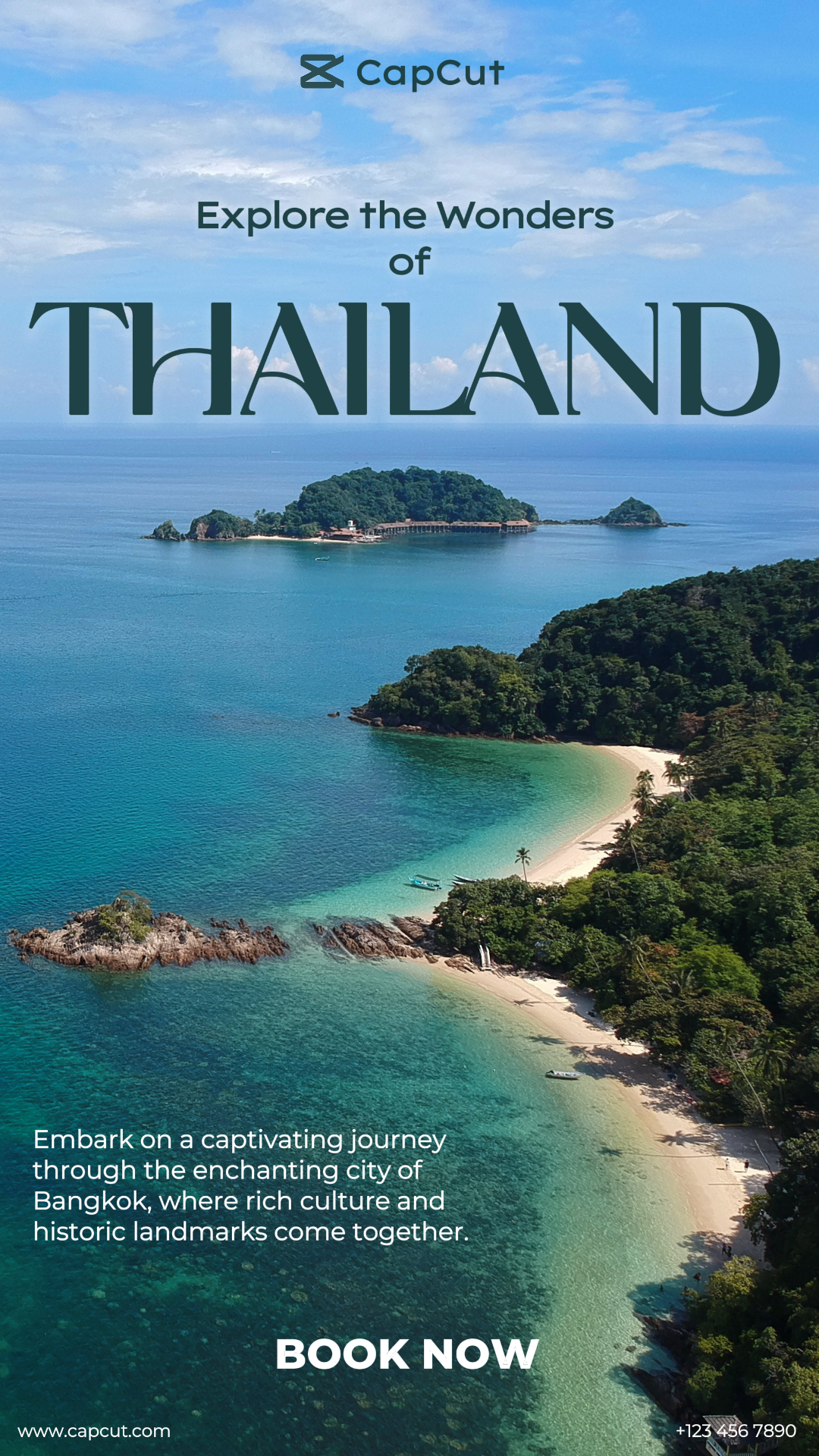 Travel Marketing Poster tiktok thailand