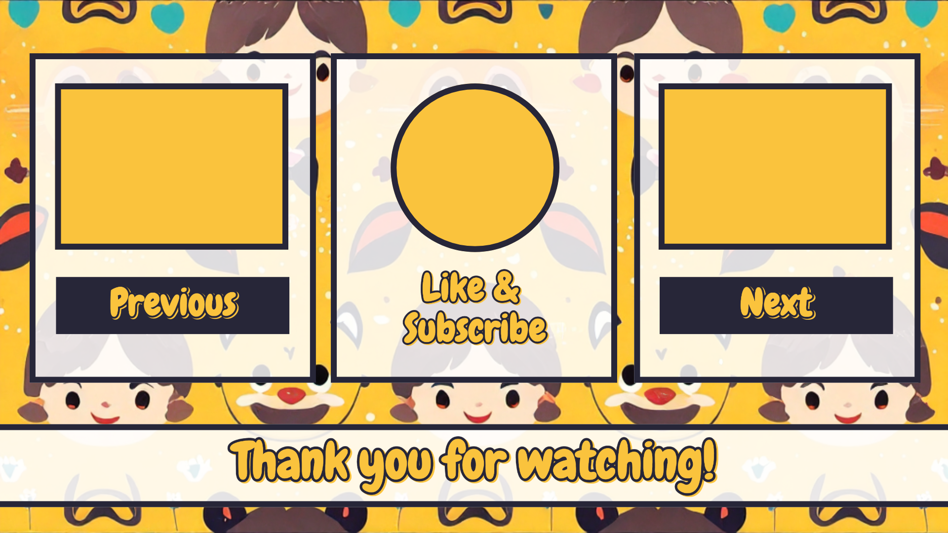 Youtube Non Marketing Endscreen Anak Kuning