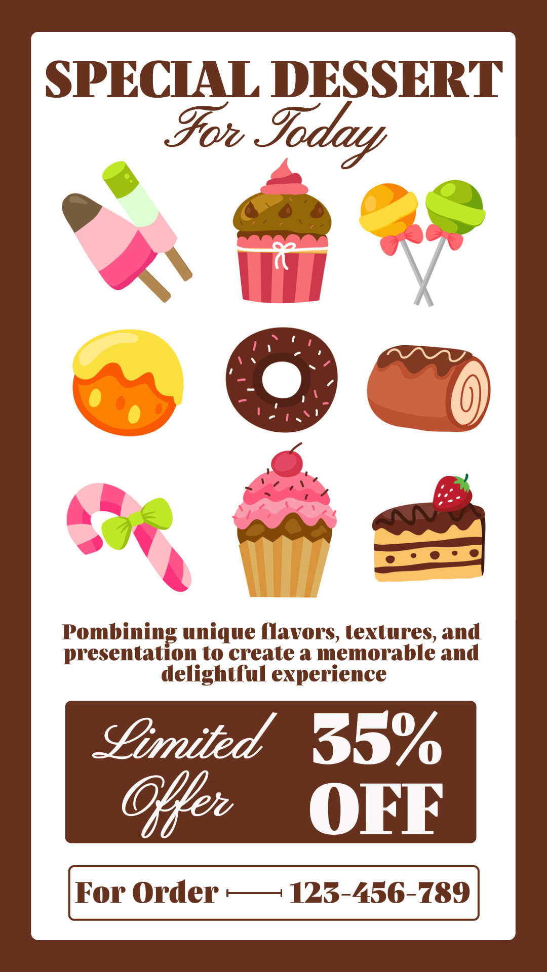 Food Special Dessert Today Instagram Story