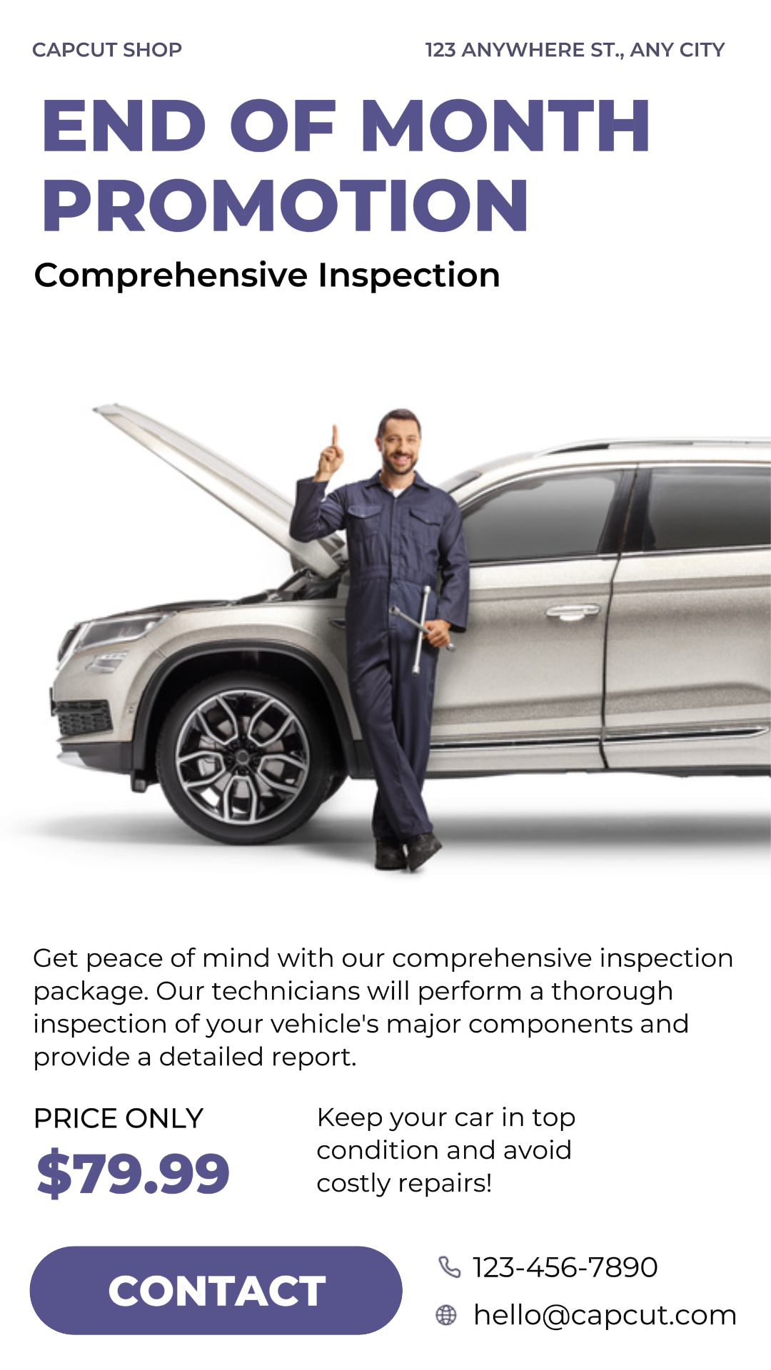 Cars Marketing Poster Cars Service Promotion Instagram Story