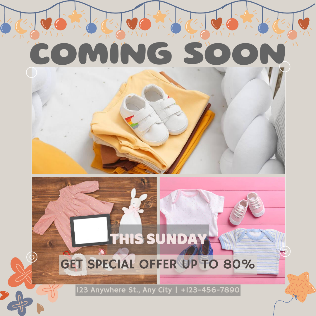 Baby & Kid's Fashion Promotion Instagram Post