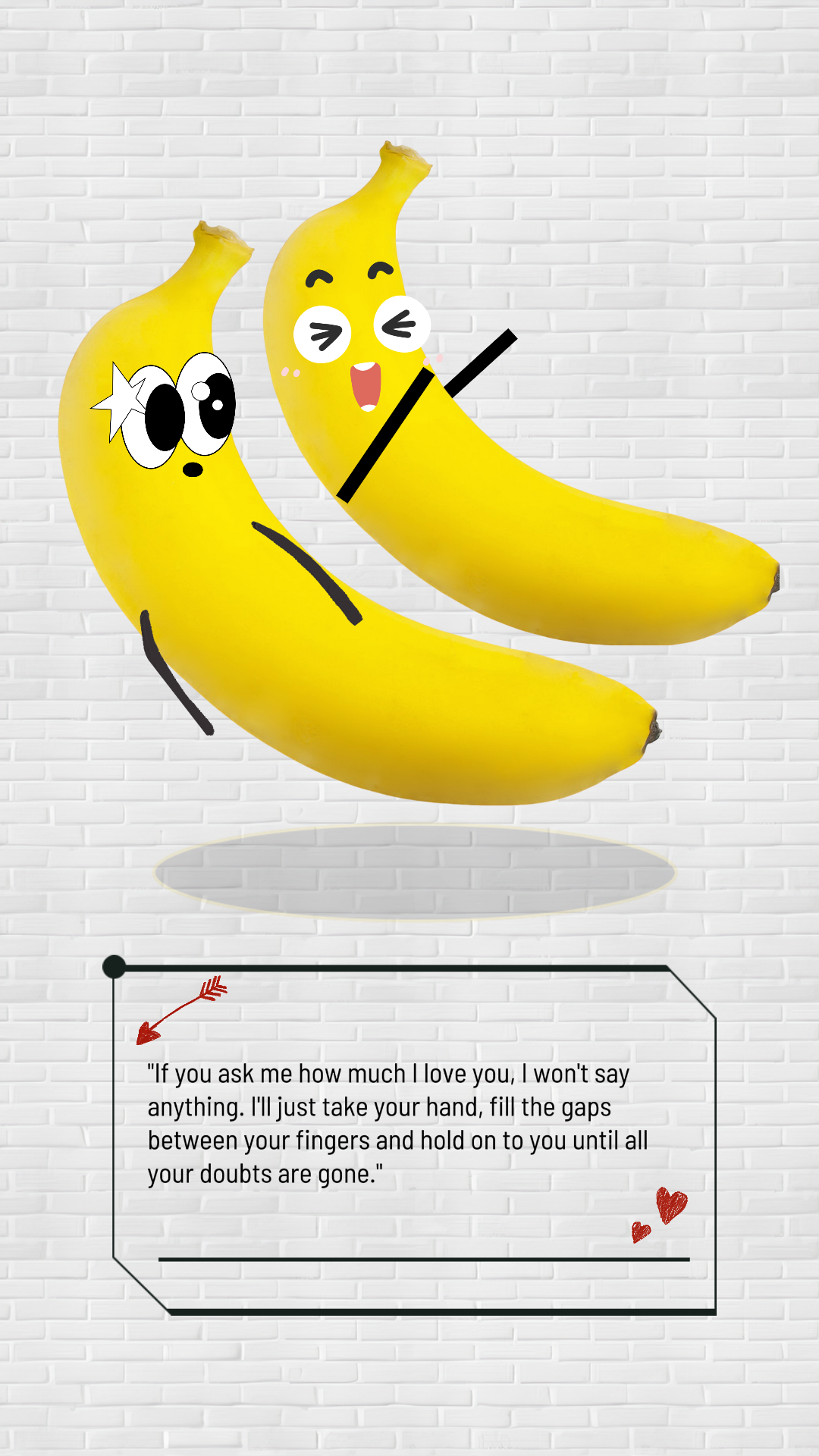 Wallpaper kreatif poster instagram cerita buah pisang