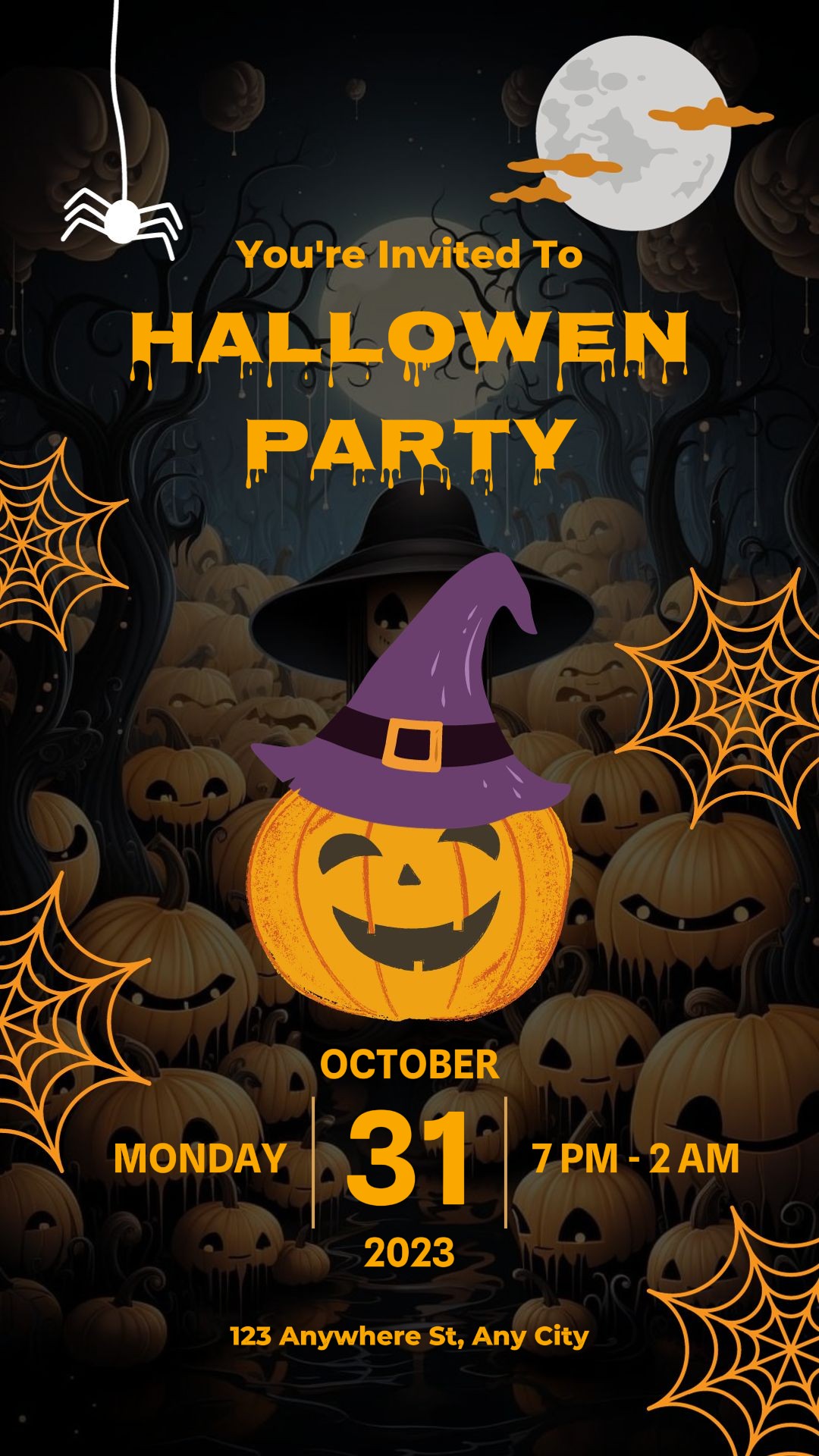 Hallowen Party Product Display Instagram Story