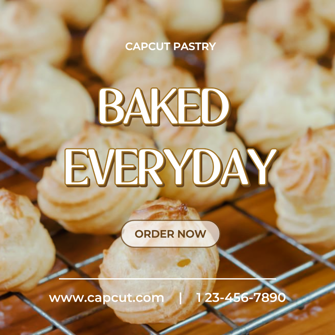 Kue Makanan Tampilan Posting Instagram