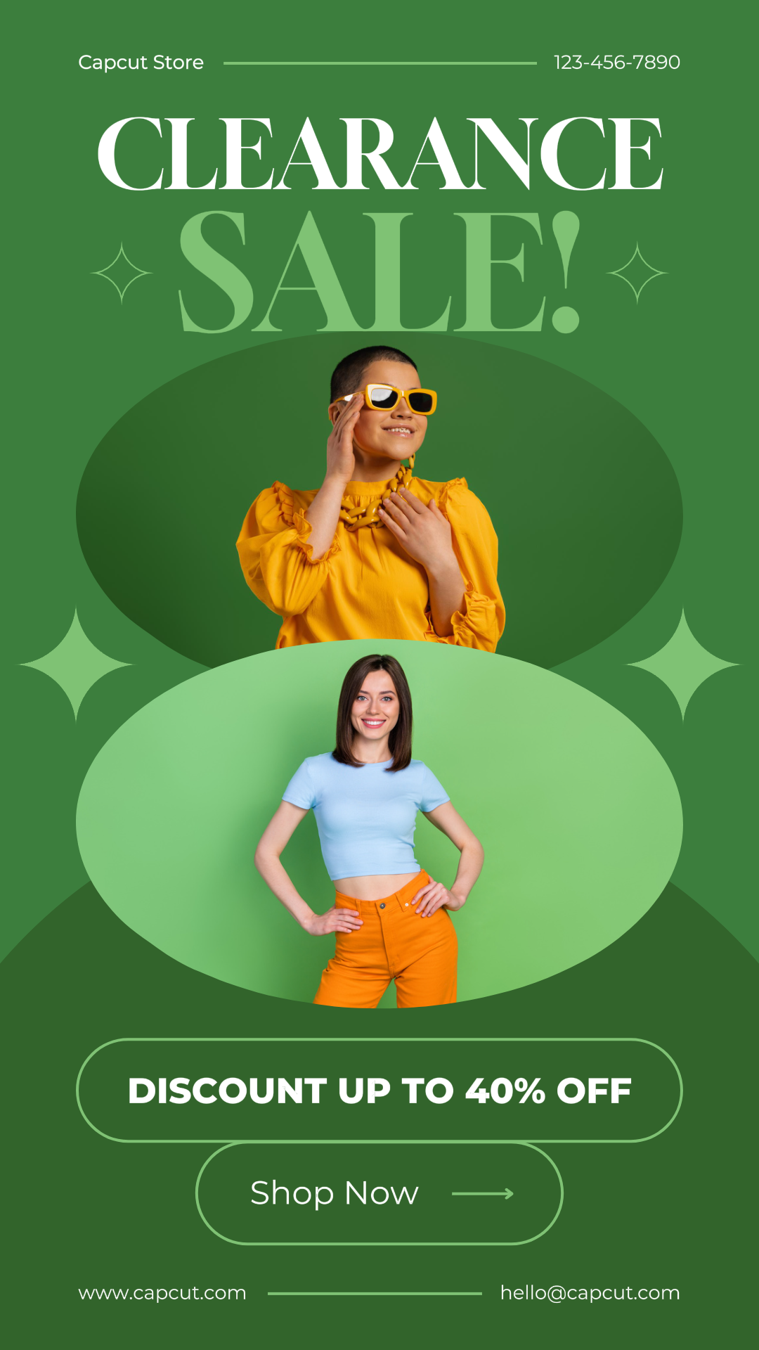 Fashion Sale TikTok Tone on Tone Style Green