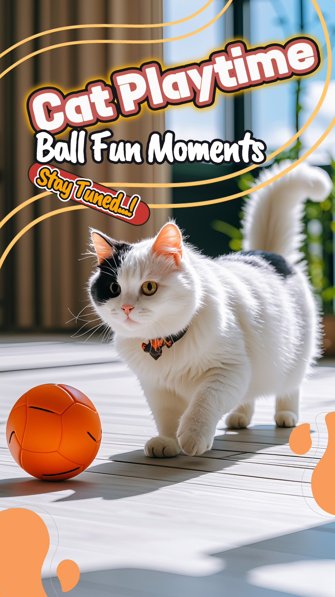 TikTok Thumbnail - Pets Cat Playtime