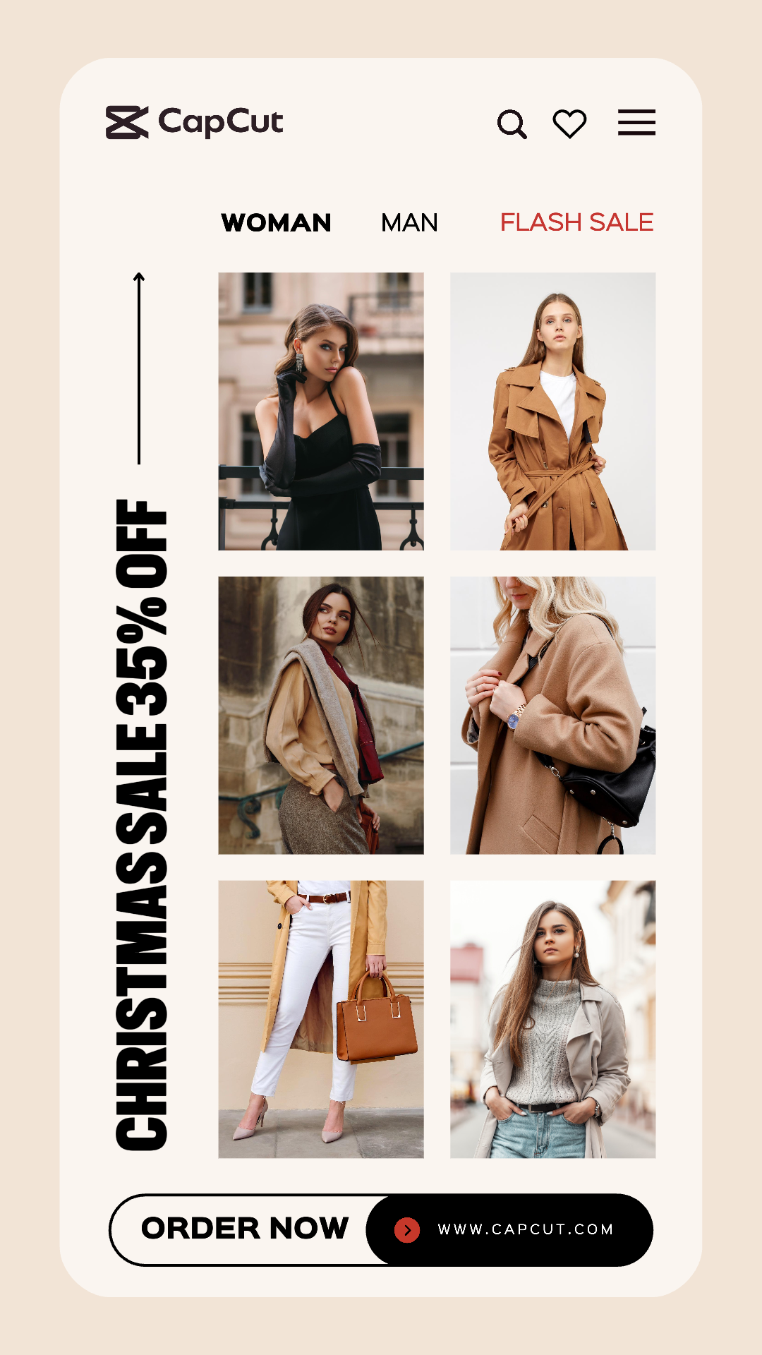 Vente de noël à la mode pour femme 6 images multi-produits TikTok