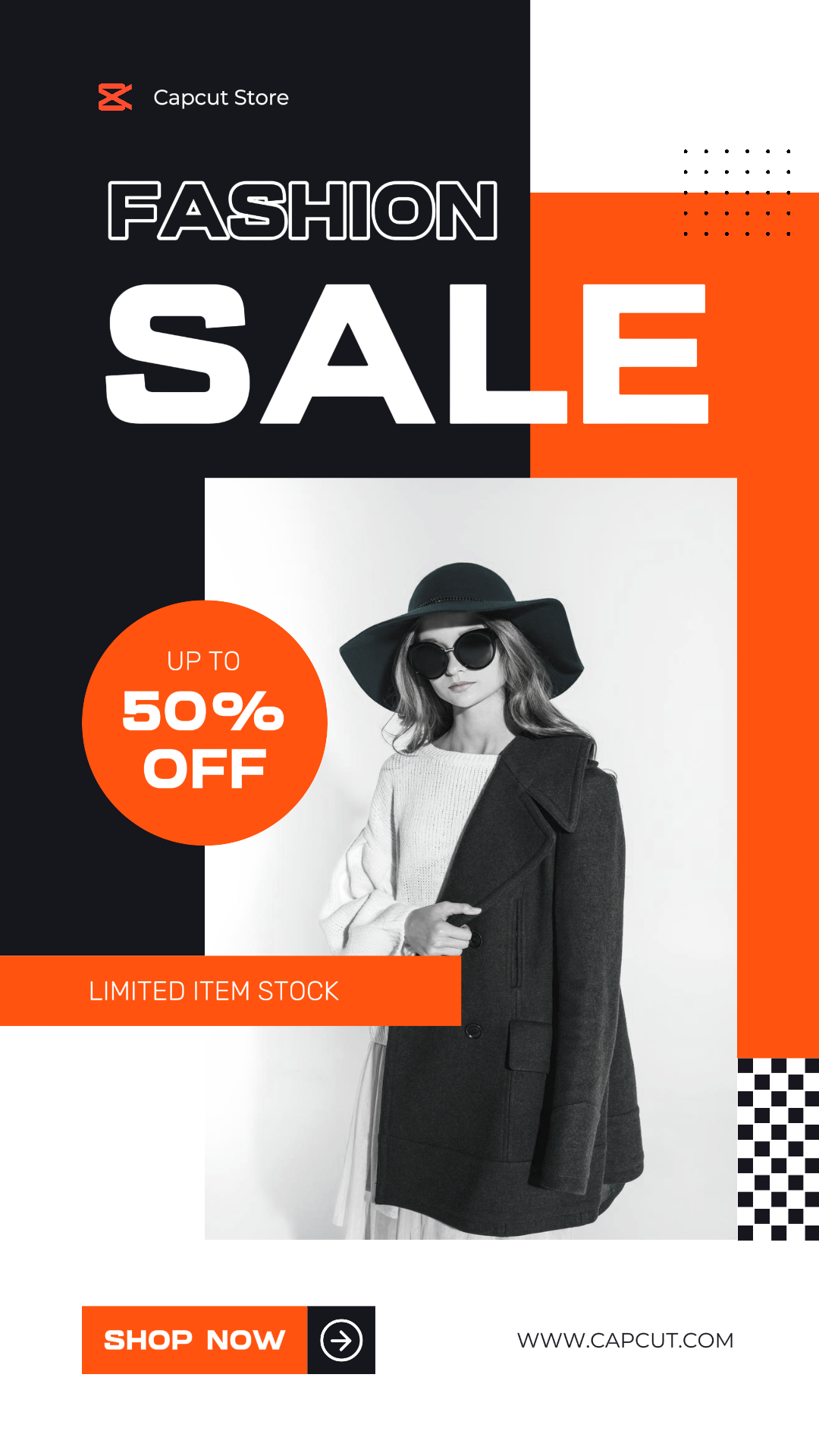 Vente de mode Stylish Marketing Post IG Story