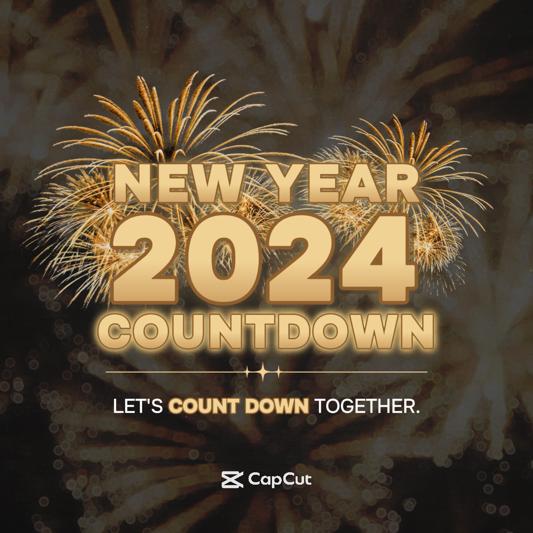 Neujahrstag - Countdown 2024 