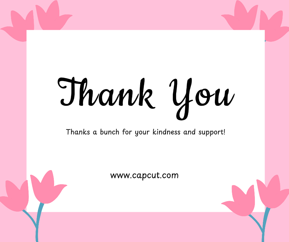 Indústria Geral Saudações Obrigado Facebook Post Rosa