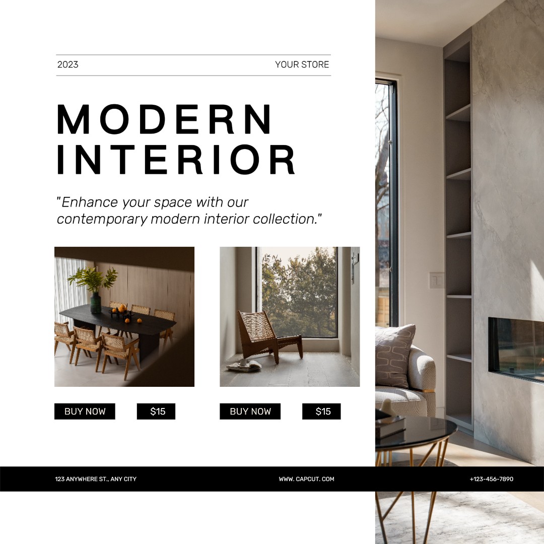 Postingan Instagram Interior Modern