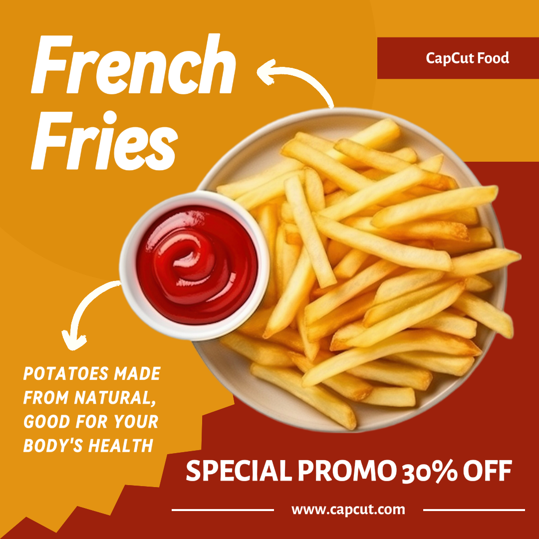 Pommes Frites Promo Instagram Post
