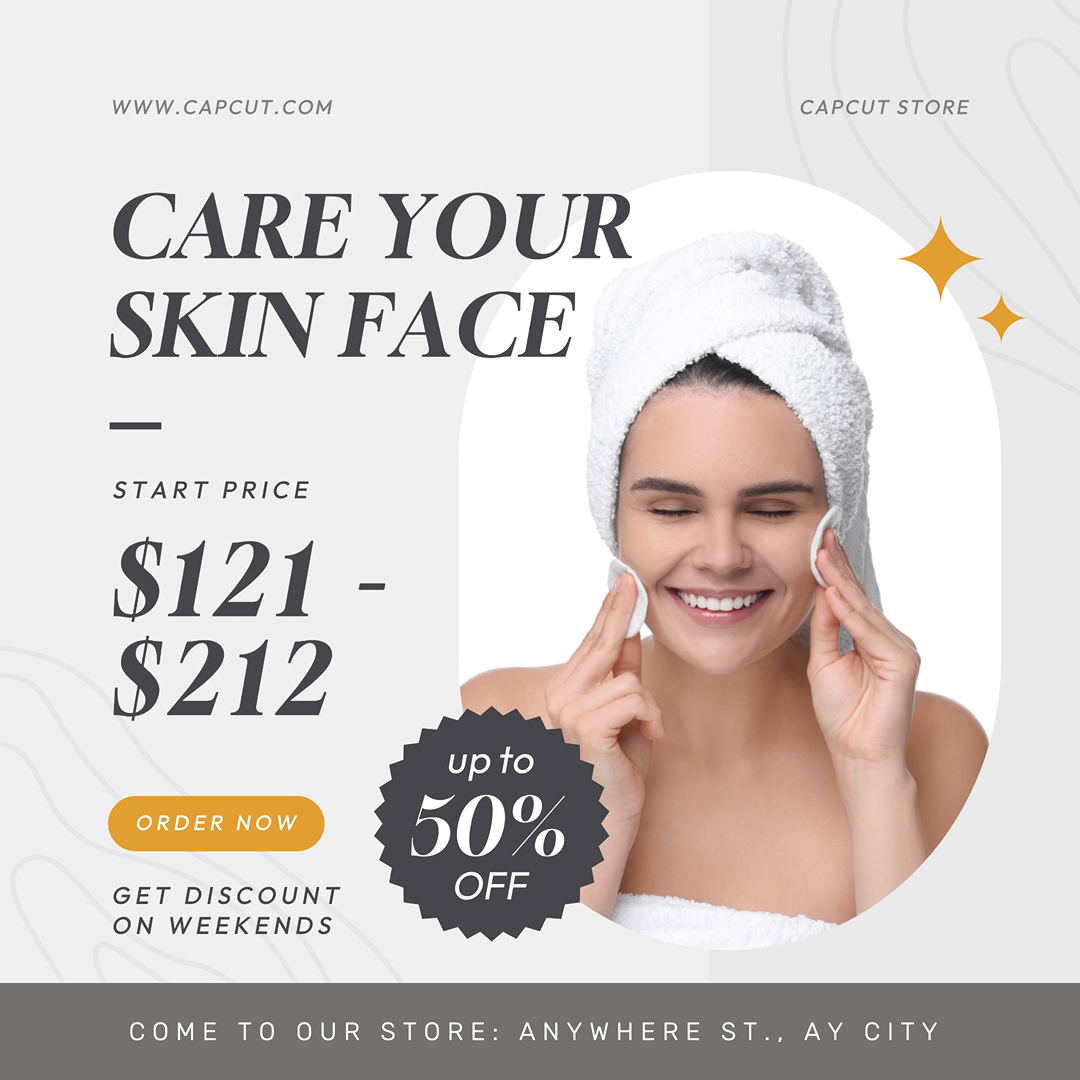 Beauty Care Marketing Poster Instagram Post