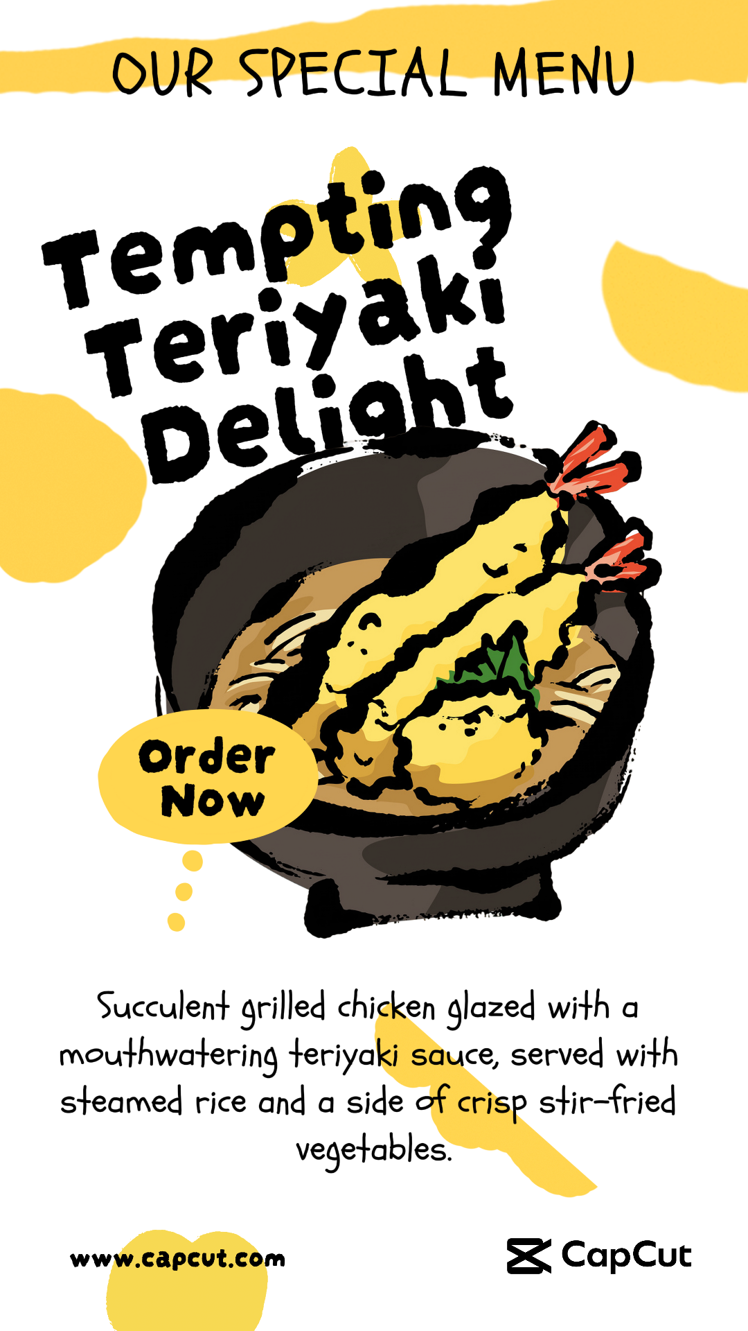 Comida Novo Menu Tiktok Post