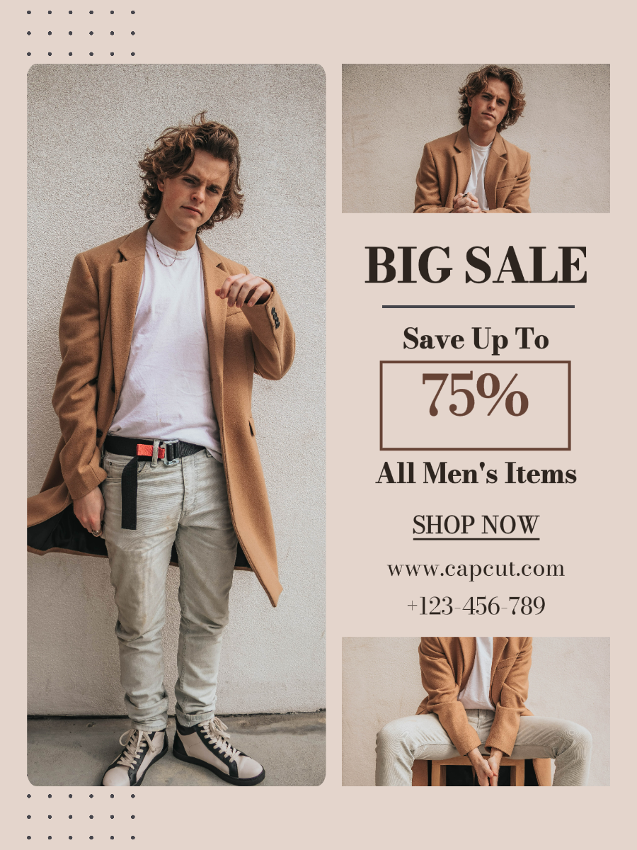 3 Multi-Image Fashion Sale Simple Style