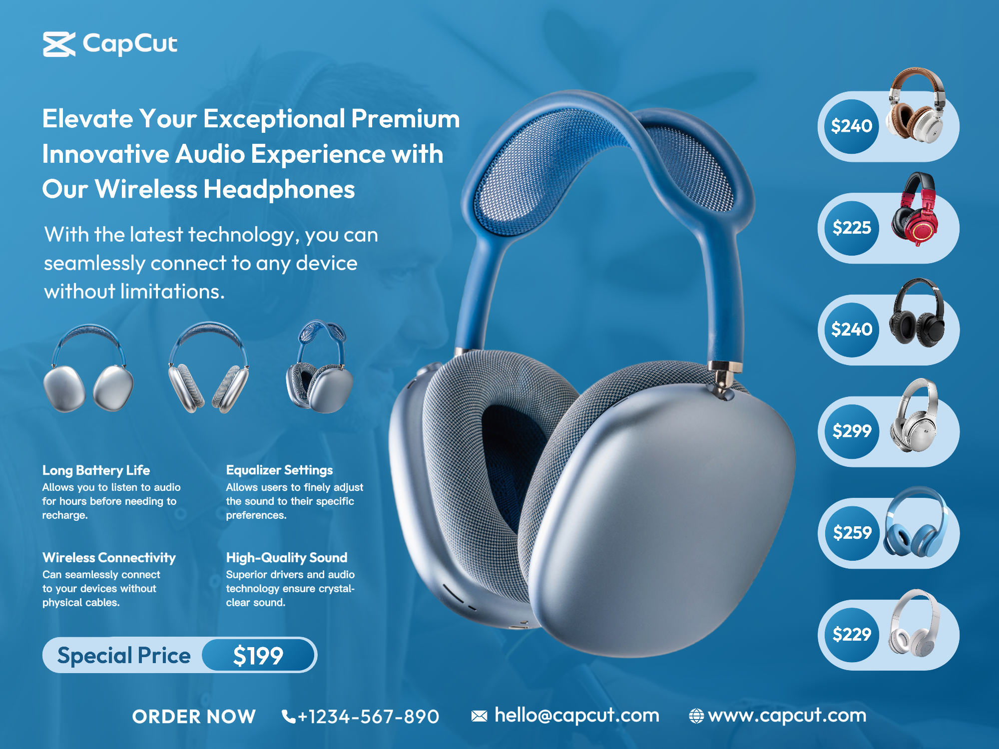 Electronics Wireless Headphones