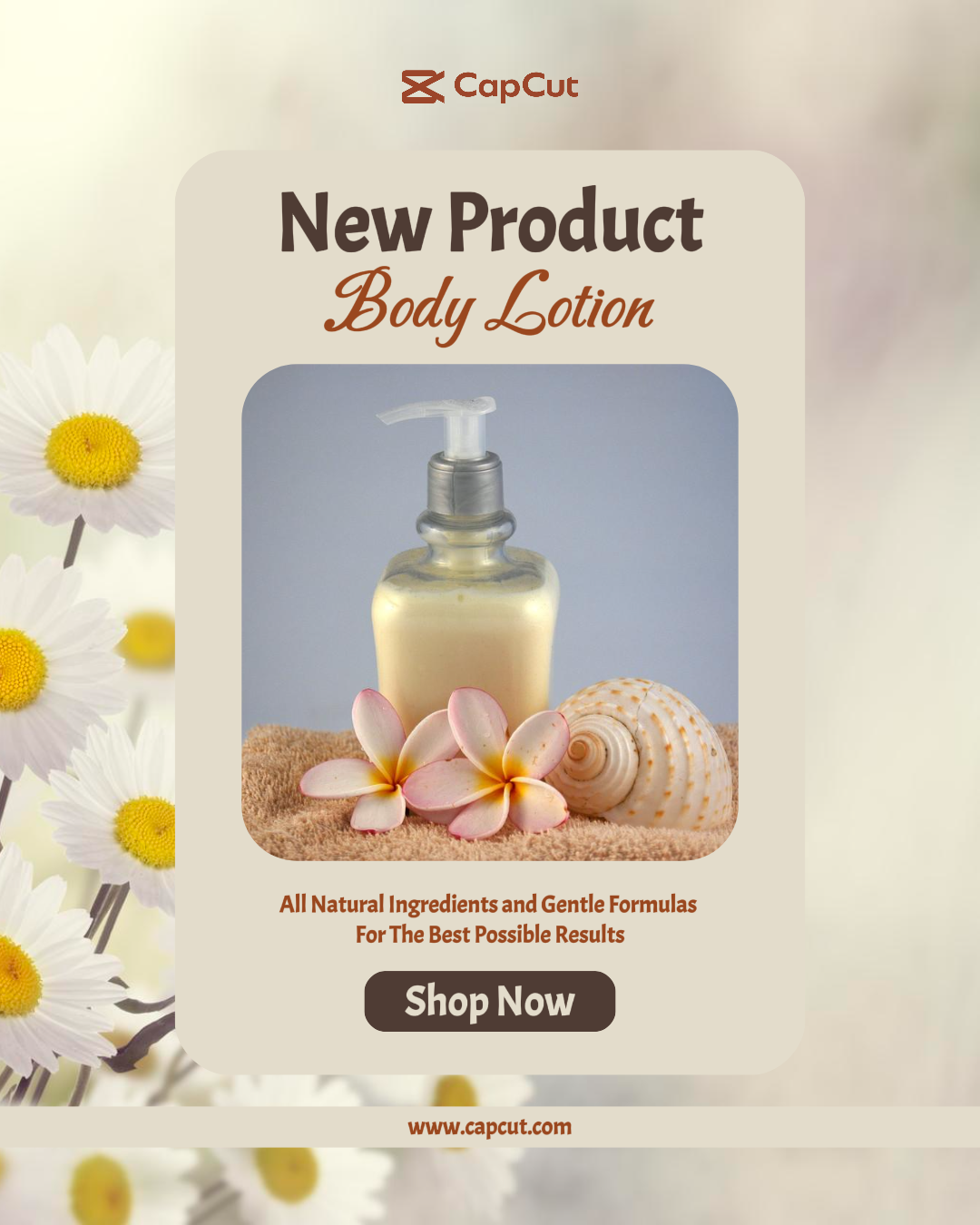 Exhibición De Productos De Loción Corporal De Belleza Y Cuidado Personal