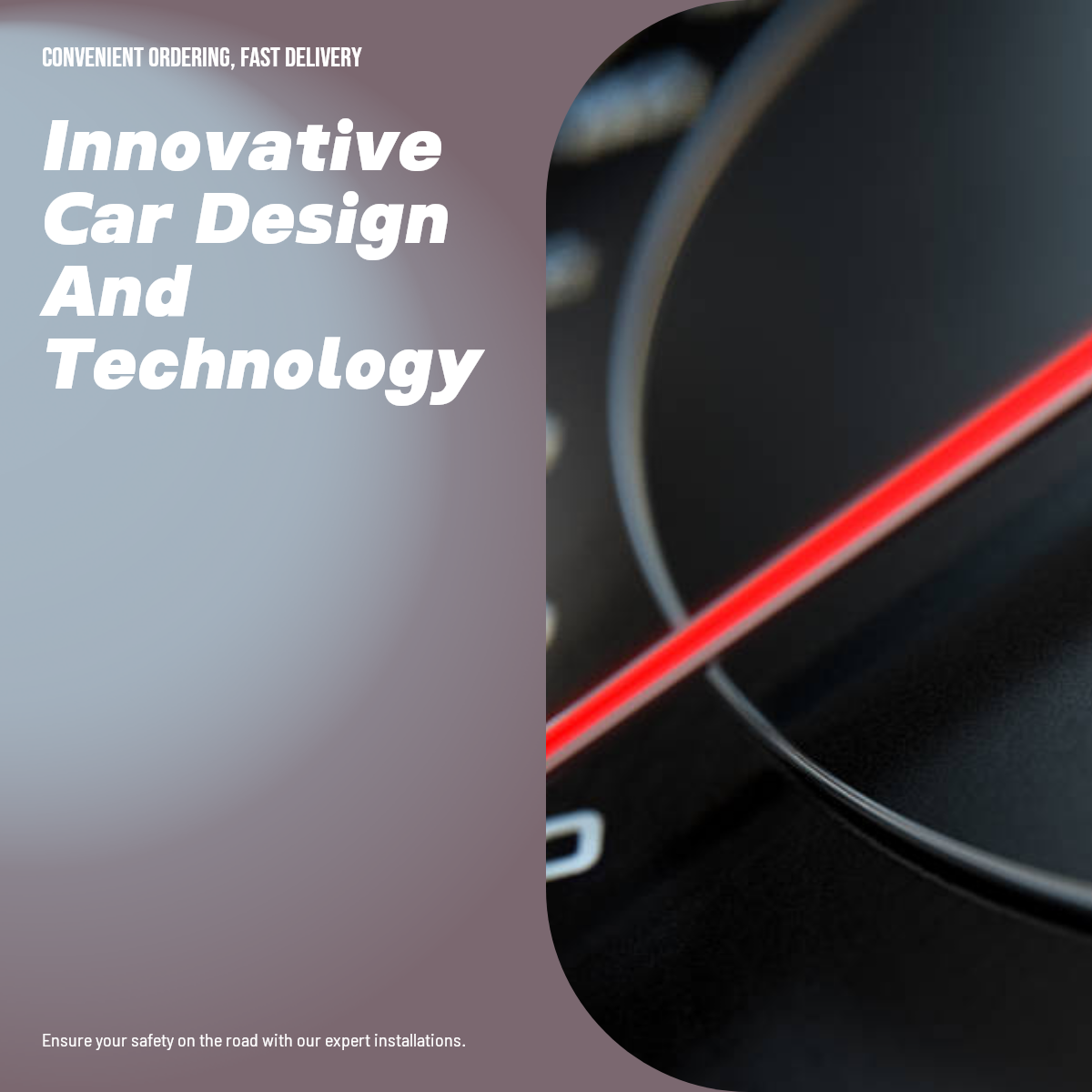 Exibição de efeitos de carros e peças de automóveis