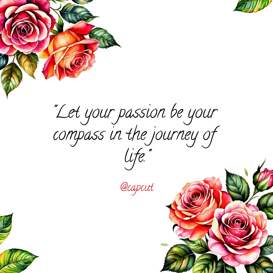 Daily Greeting Instagram Post Roses Passion