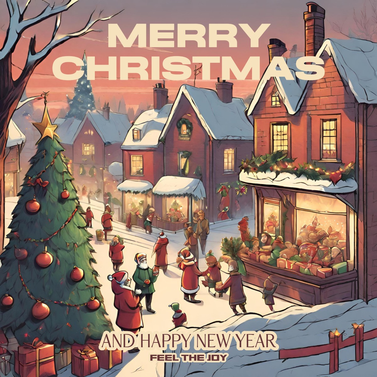 Salutations du jour de Noël LinkedIn Post